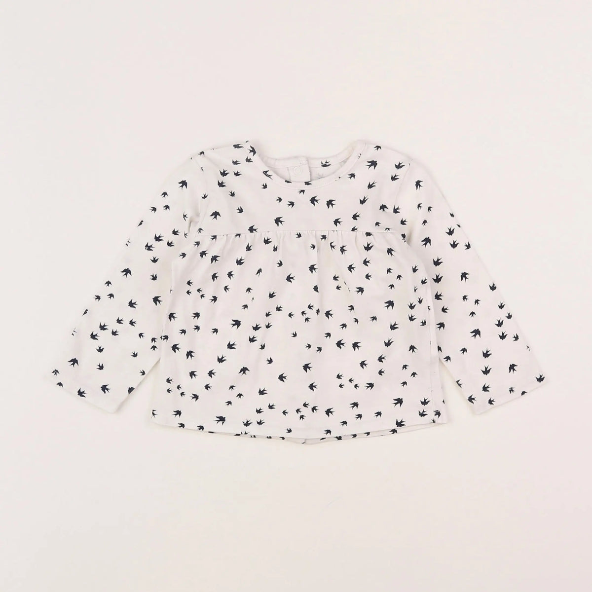 Vertbaudet - tee-shirt blanc - 9 mois