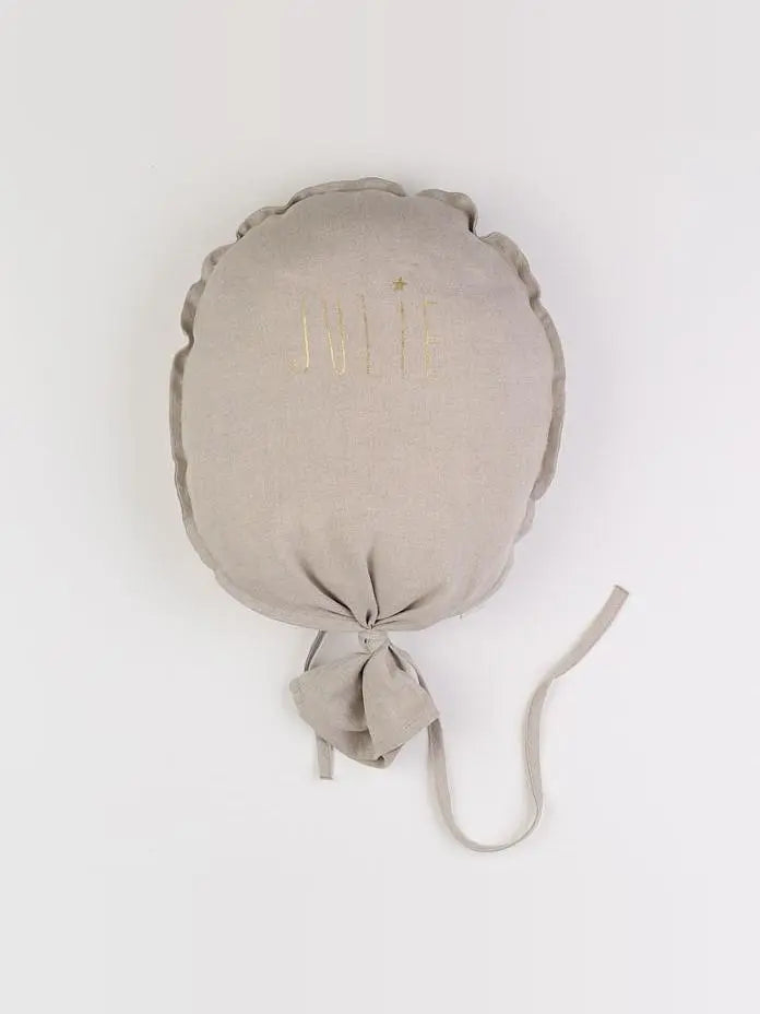 Petit Picotin - "JULIE" décoration murale ballon beige - 