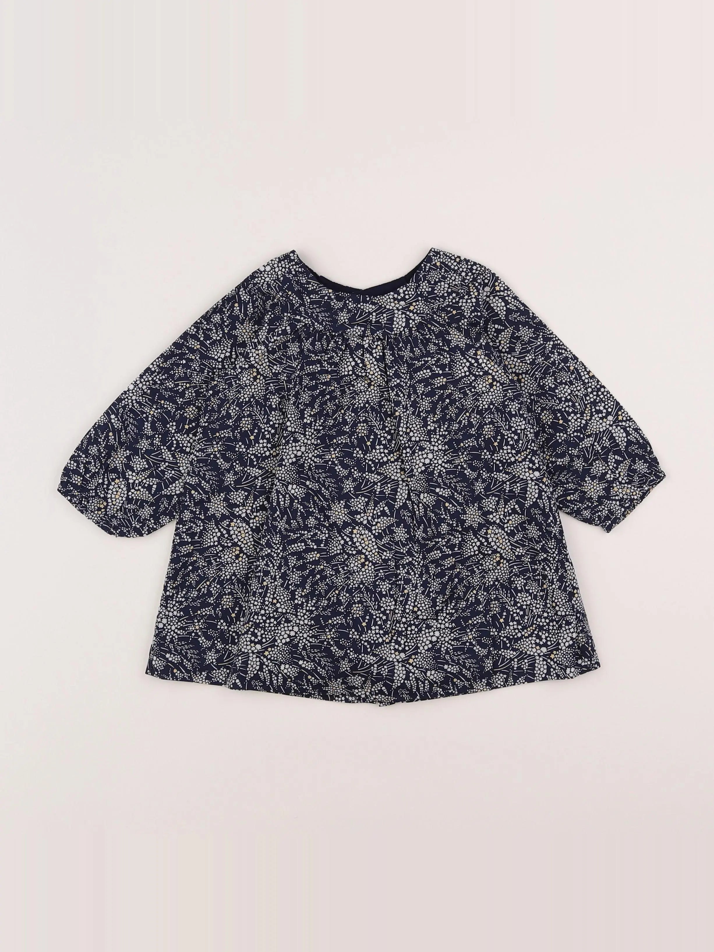 Jacadi - robe bleu - 12 mois