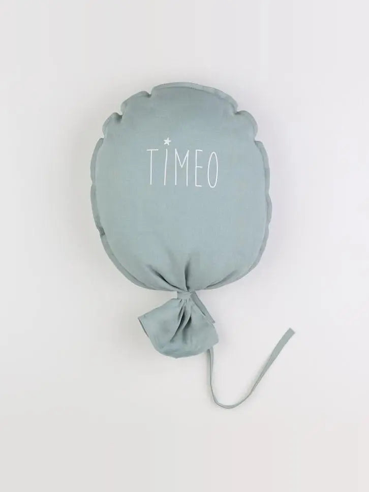 Petit Picotin - "TIMEO" décoration murale ballon bleu