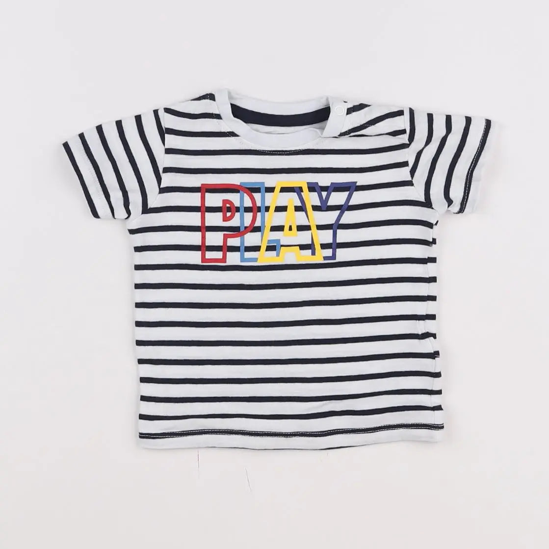 Vertbaudet - tee-shirt multicolore - 3 mois