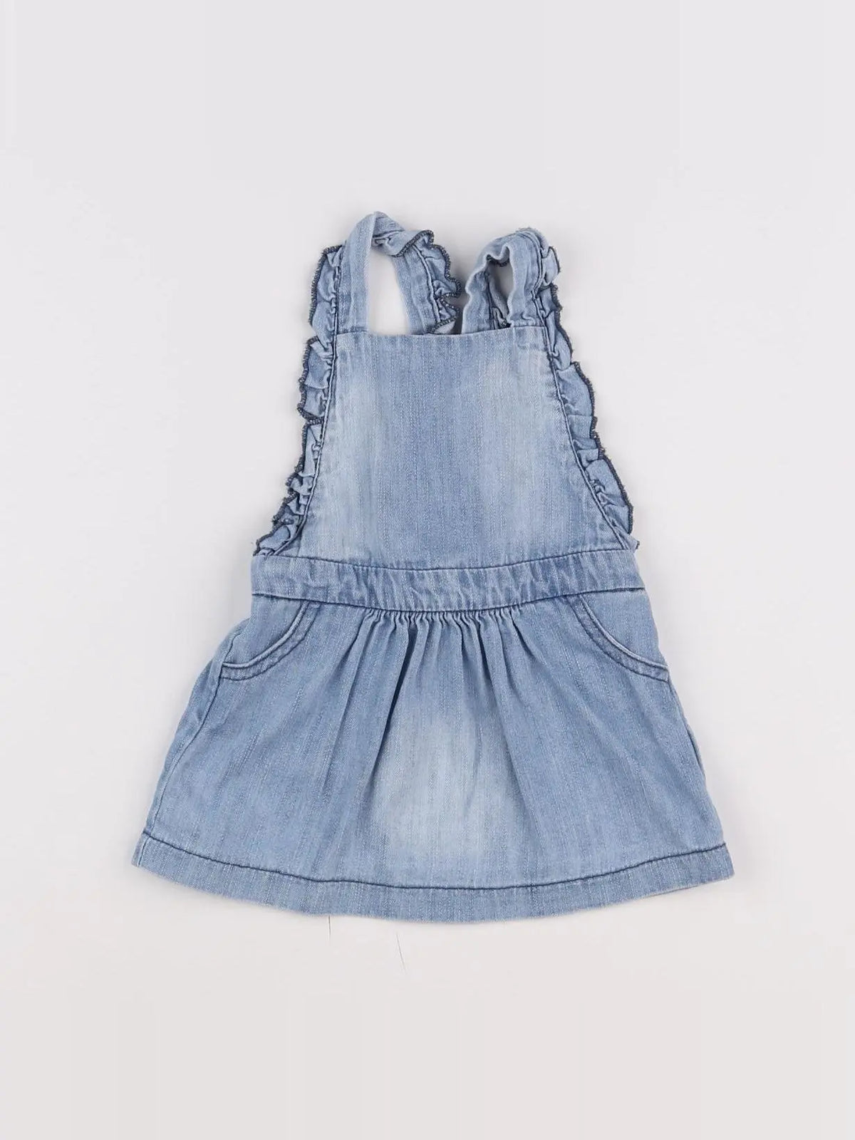 Vertbaudet - robe bleu - 9 mois