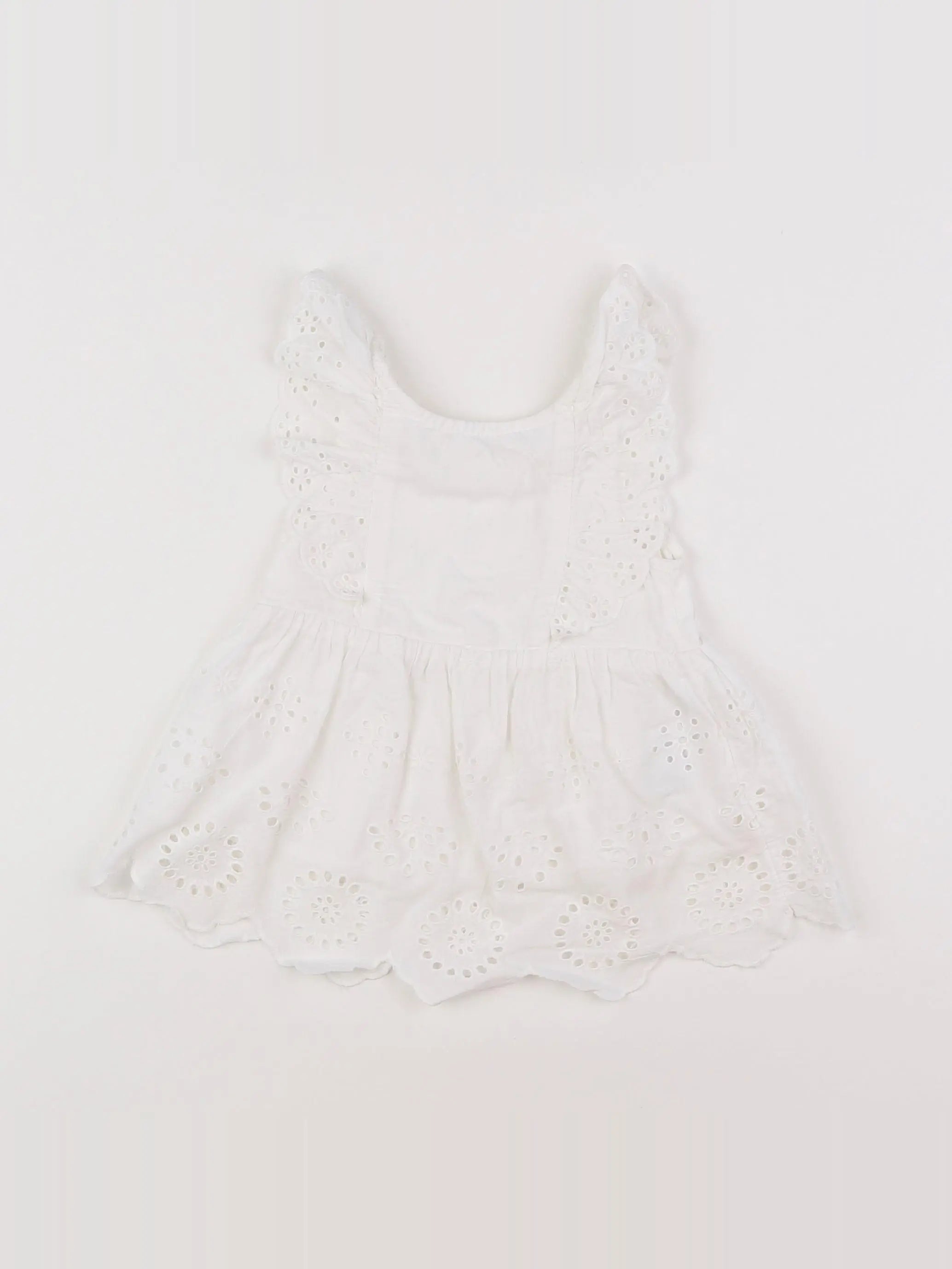 Vertbaudet - robe blanc - 3 mois