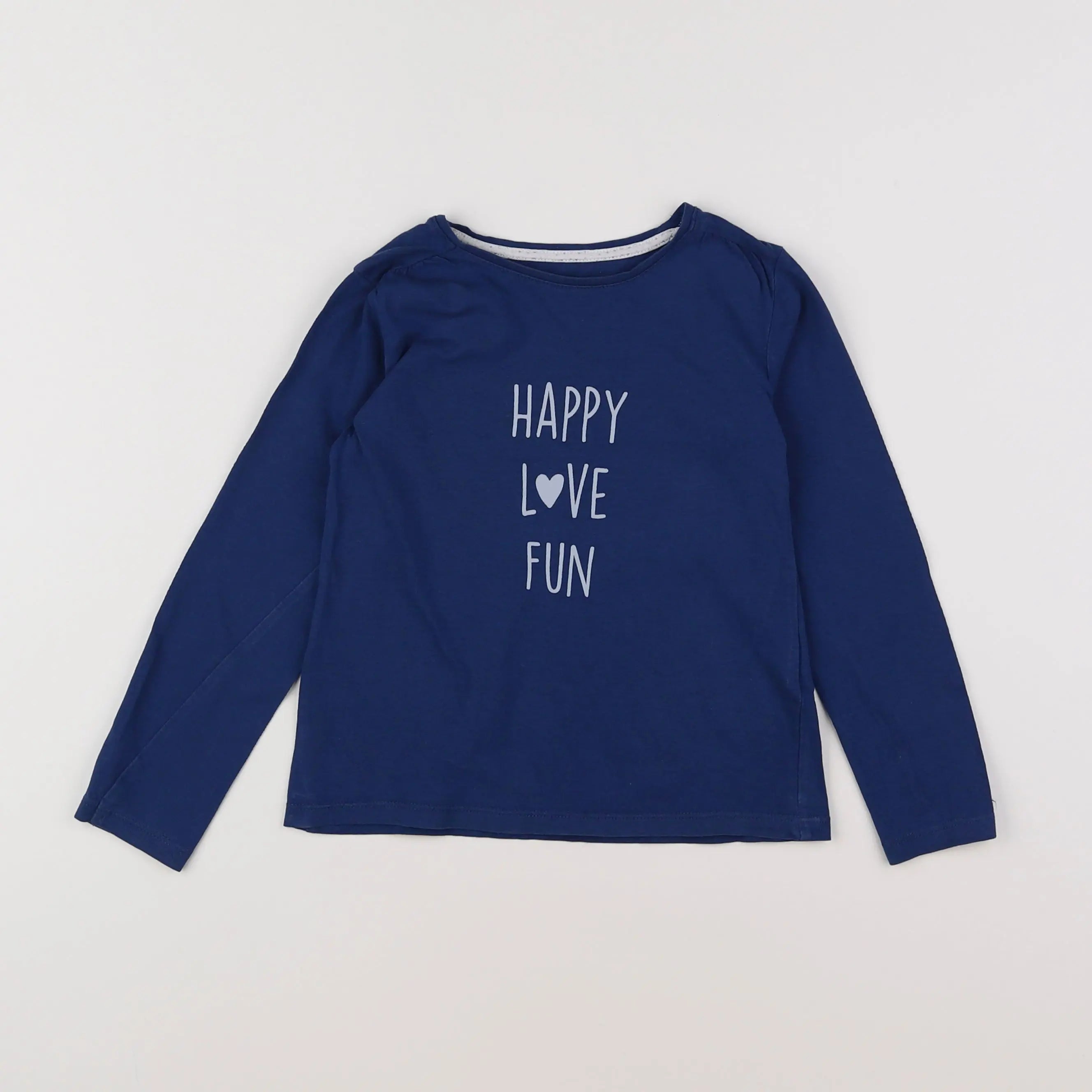 Vertbaudet - tee-shirt bleu - 6 ans