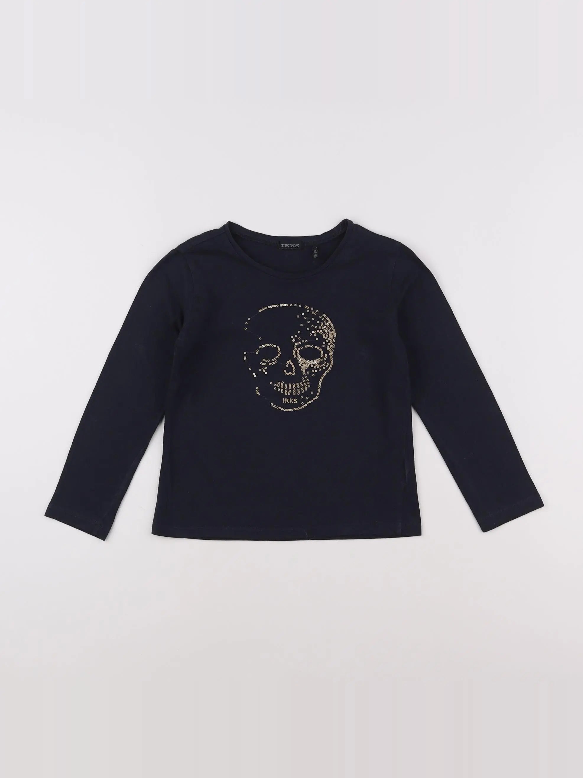 IKKS - tee-shirt gris, or - 8 ans