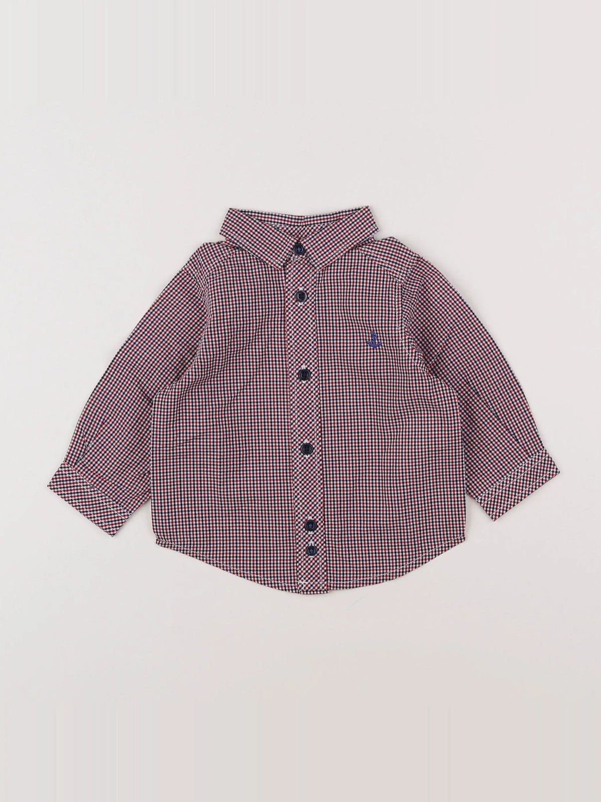 Jacadi - chemise rouge - 6 mois