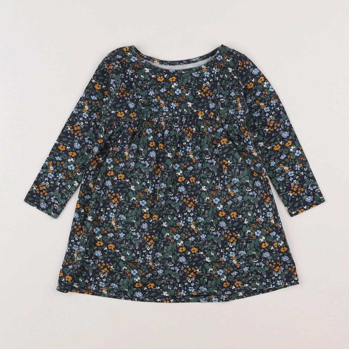 Vertbaudet - robe vert - 2 ans