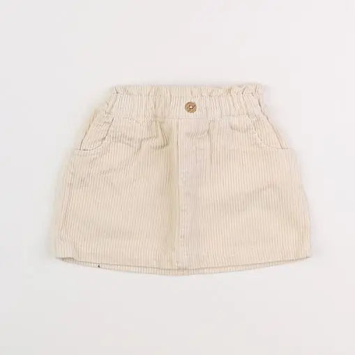 Vertbaudet - jupe beige - 12 mois