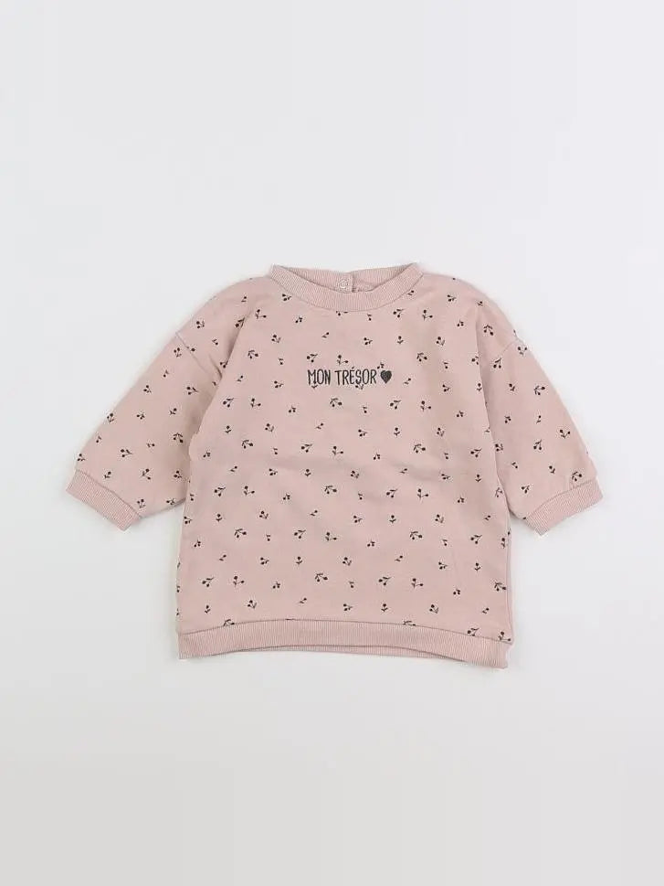 Vertbaudet - robe rose - 12 mois