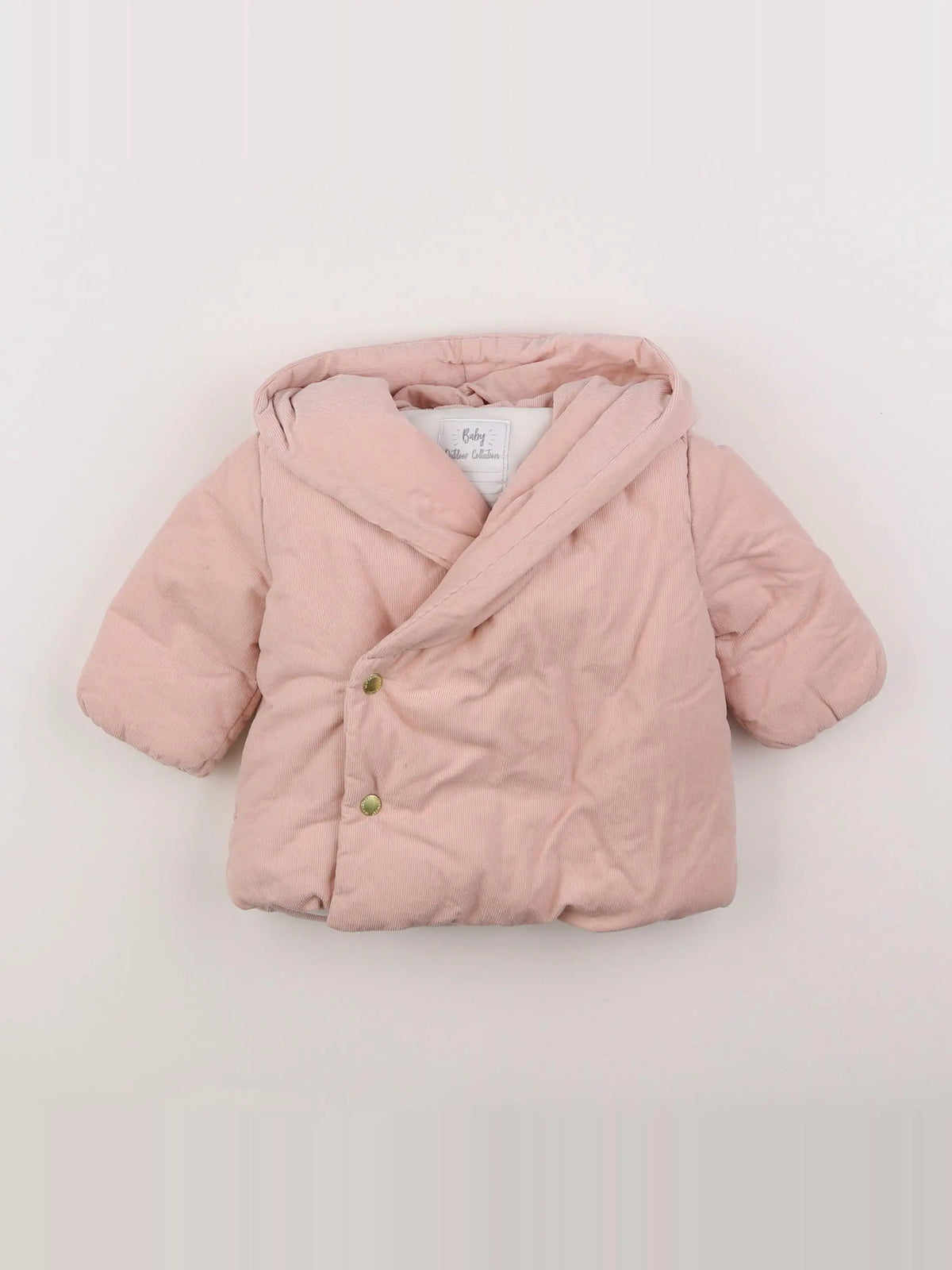 Vertbaudet - manteau rose - 3 mois