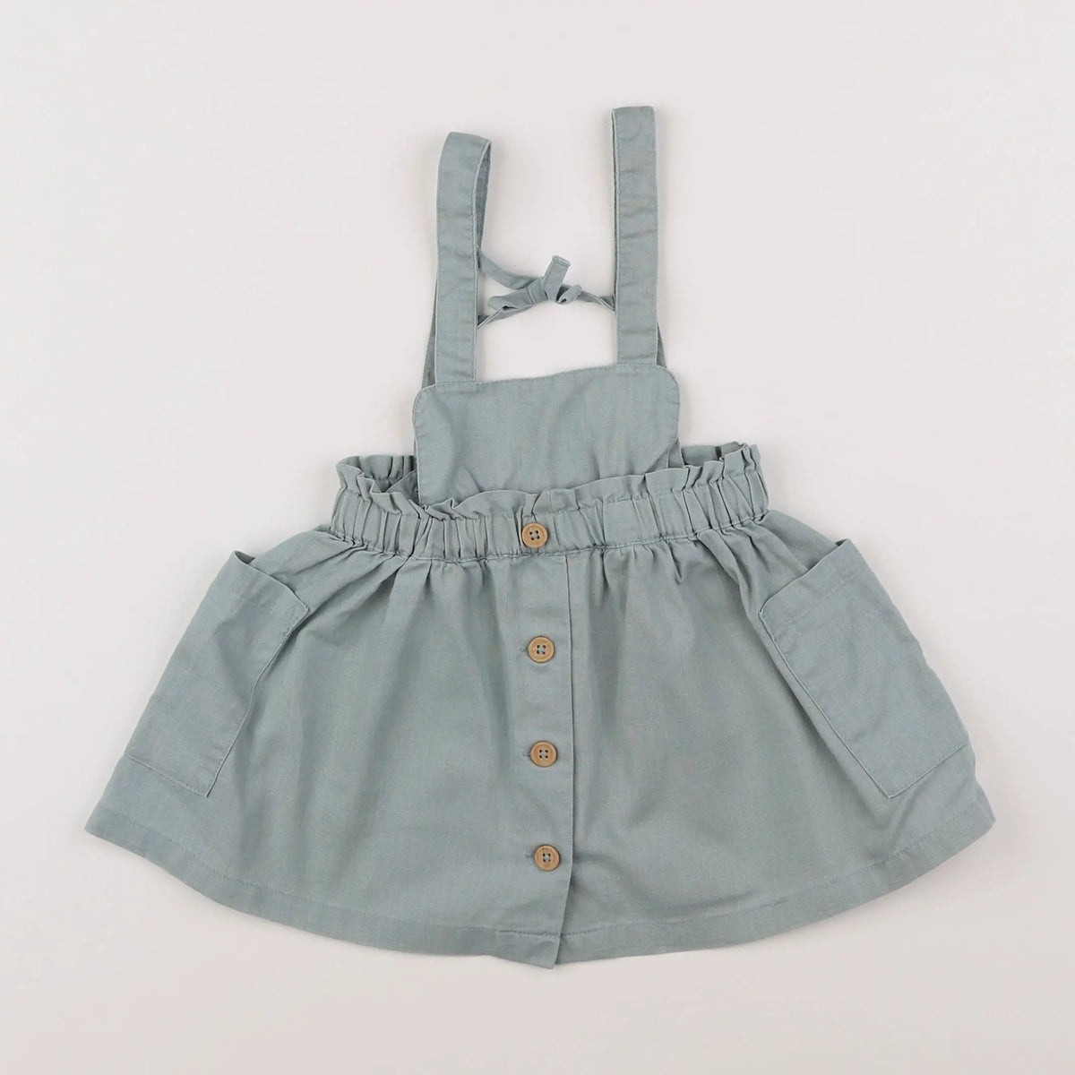 Vertbaudet - robe vert - 18 mois