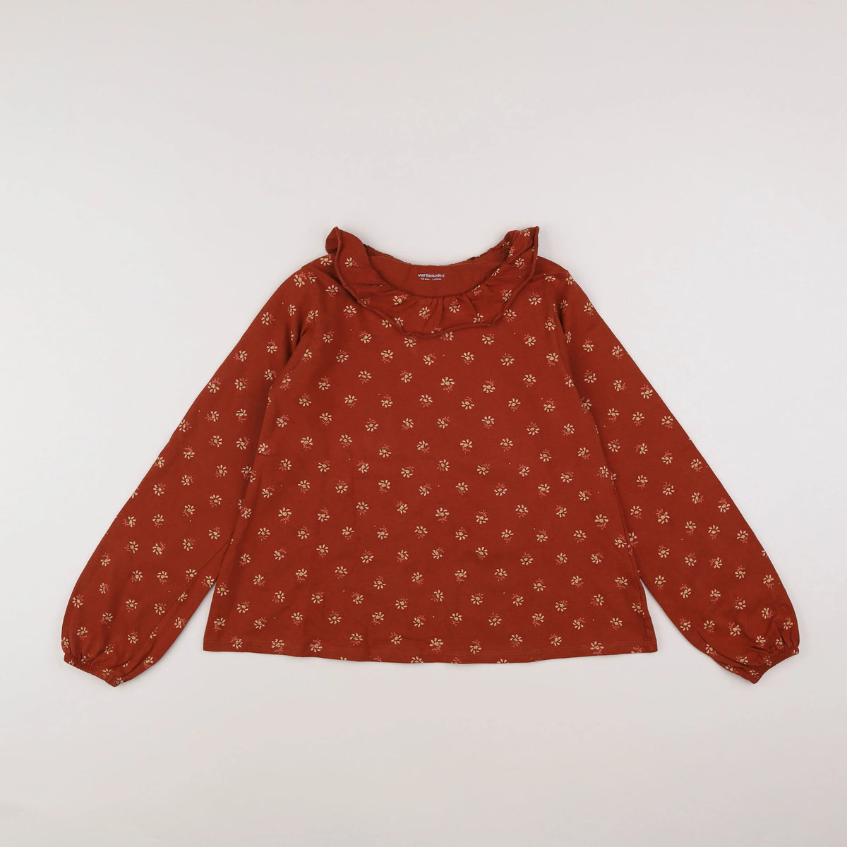 Vertbaudet - tee-shirt marron - 10 ans