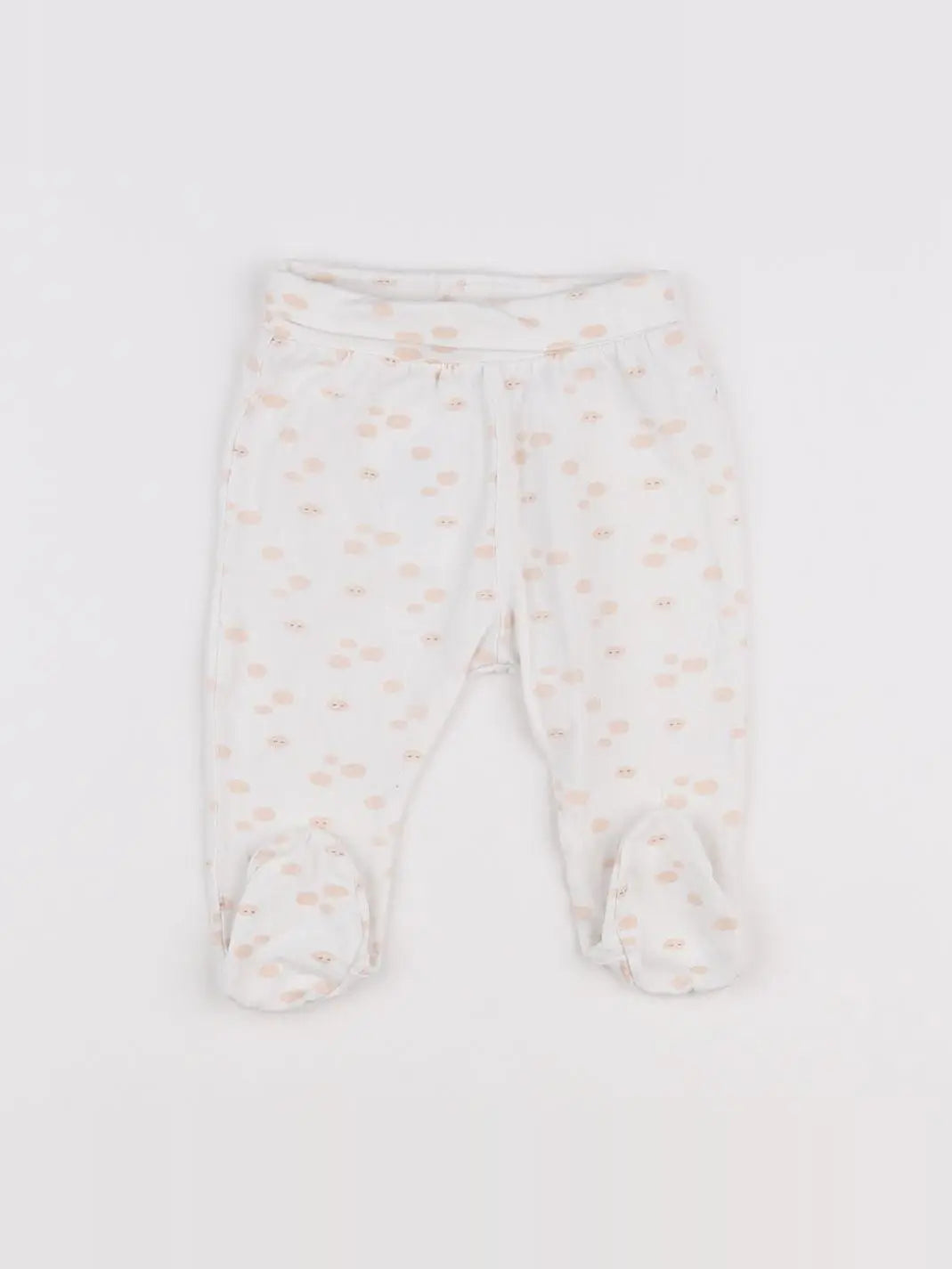Vertbaudet - legging blanc - 1 mois