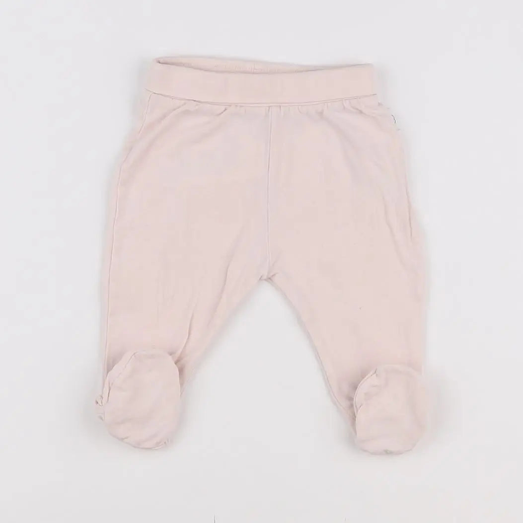 Vertbaudet - legging rose - 3 mois