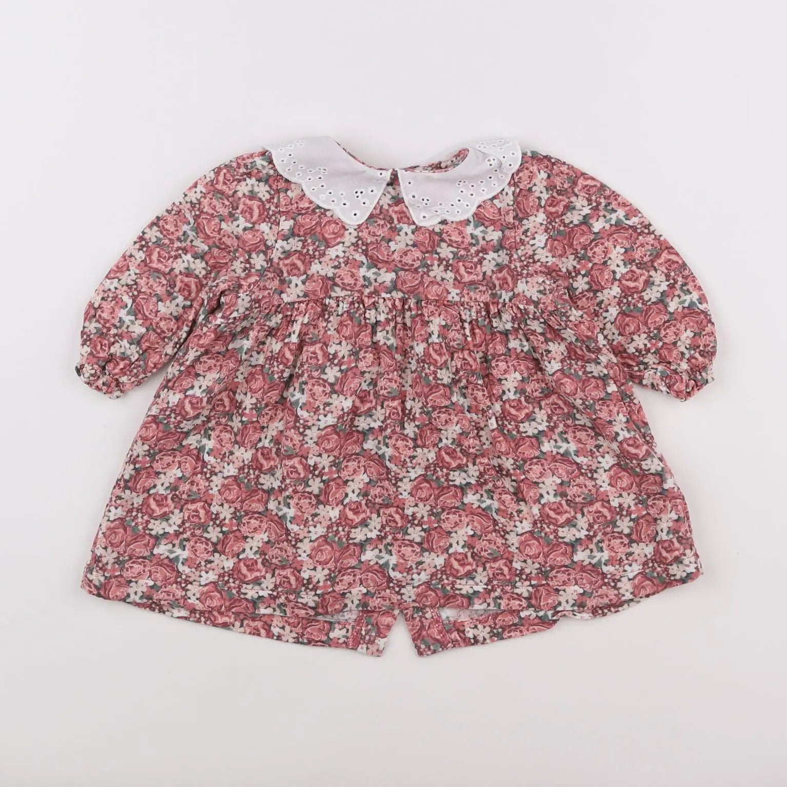 Vertbaudet - robe multicolore - 9 mois