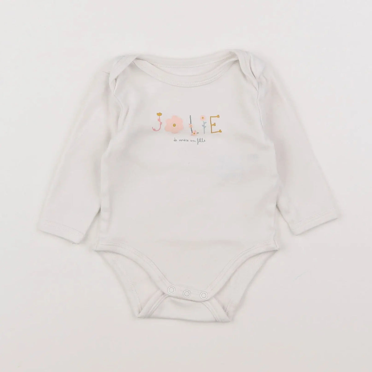 Vertbaudet - body blanc - 3 mois