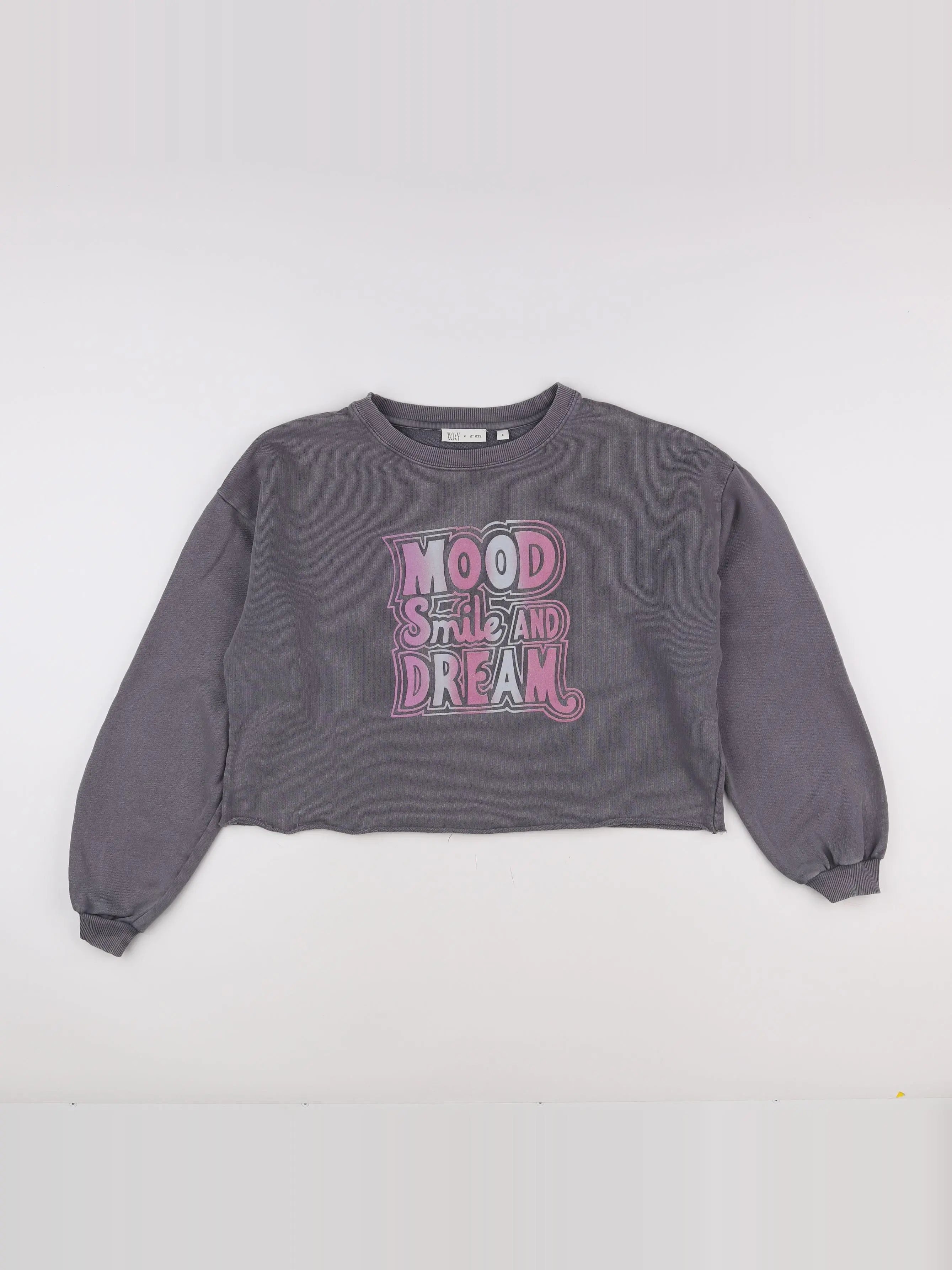 IKKS - sweat gris - 14 ans
