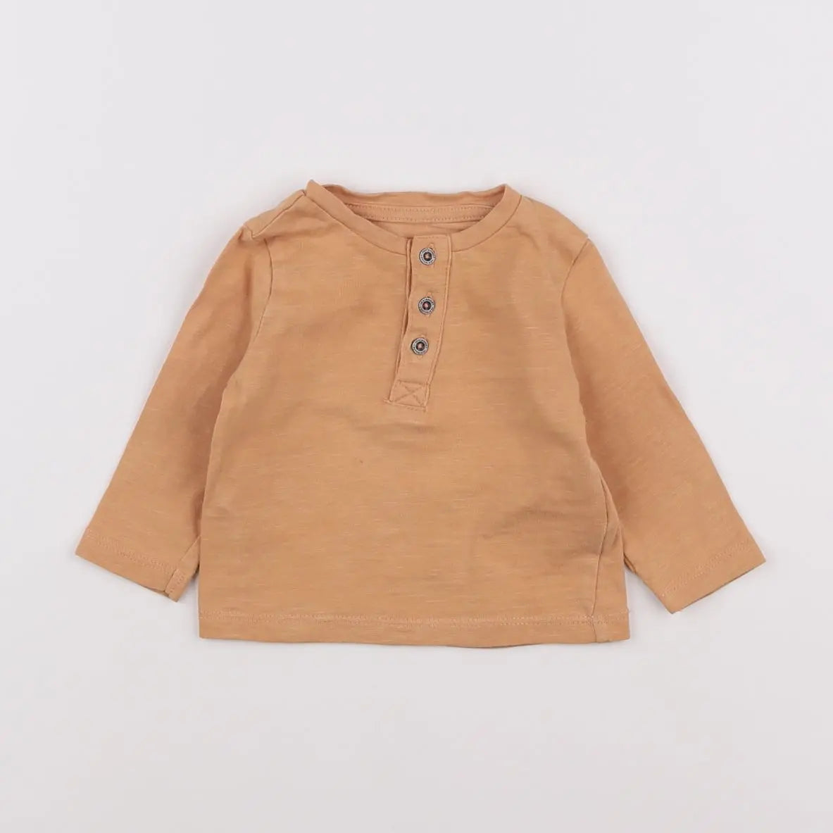 Vertbaudet - tee-shirt marron - 3 mois