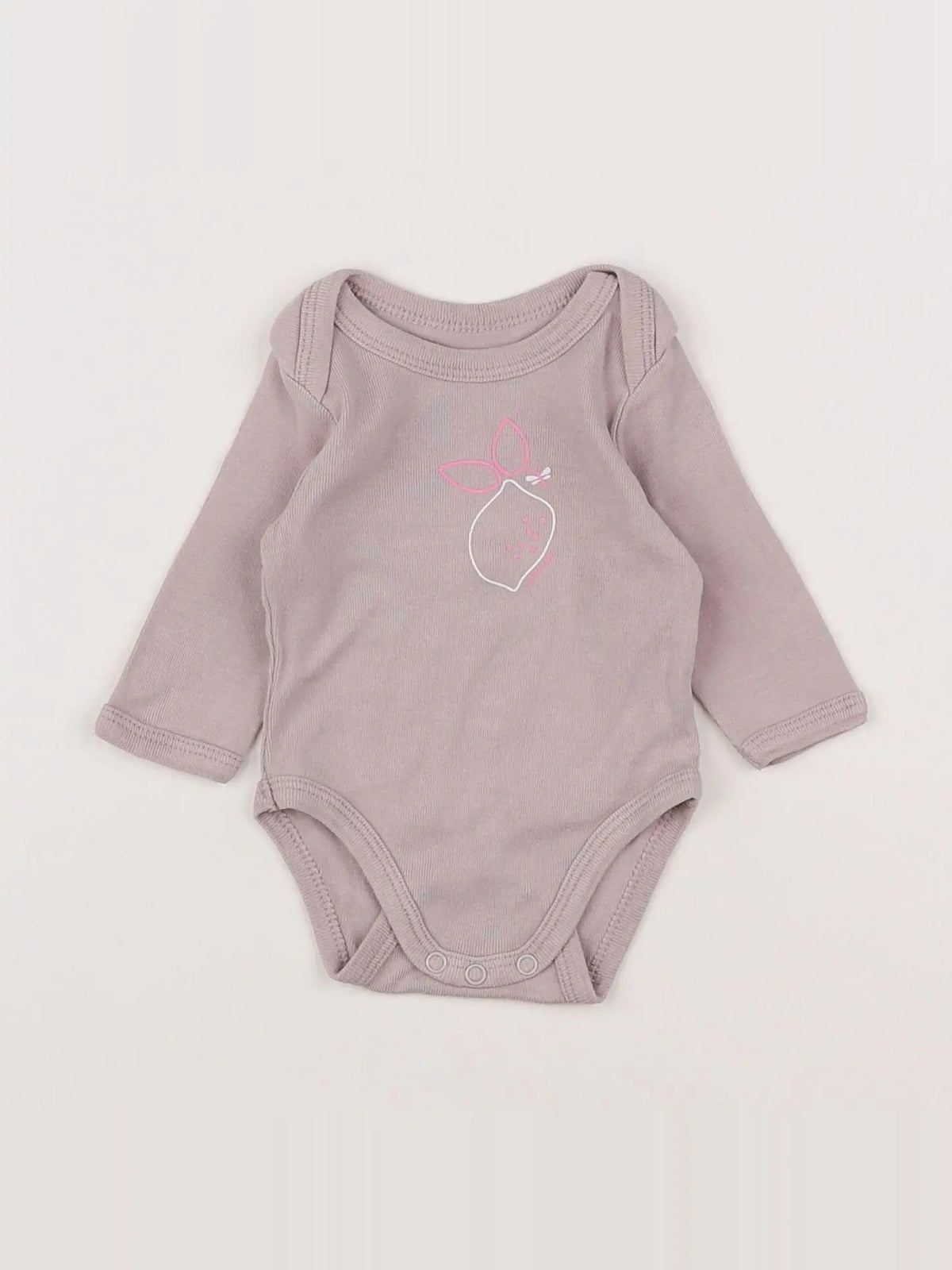 Vertbaudet - body violet - 1 mois