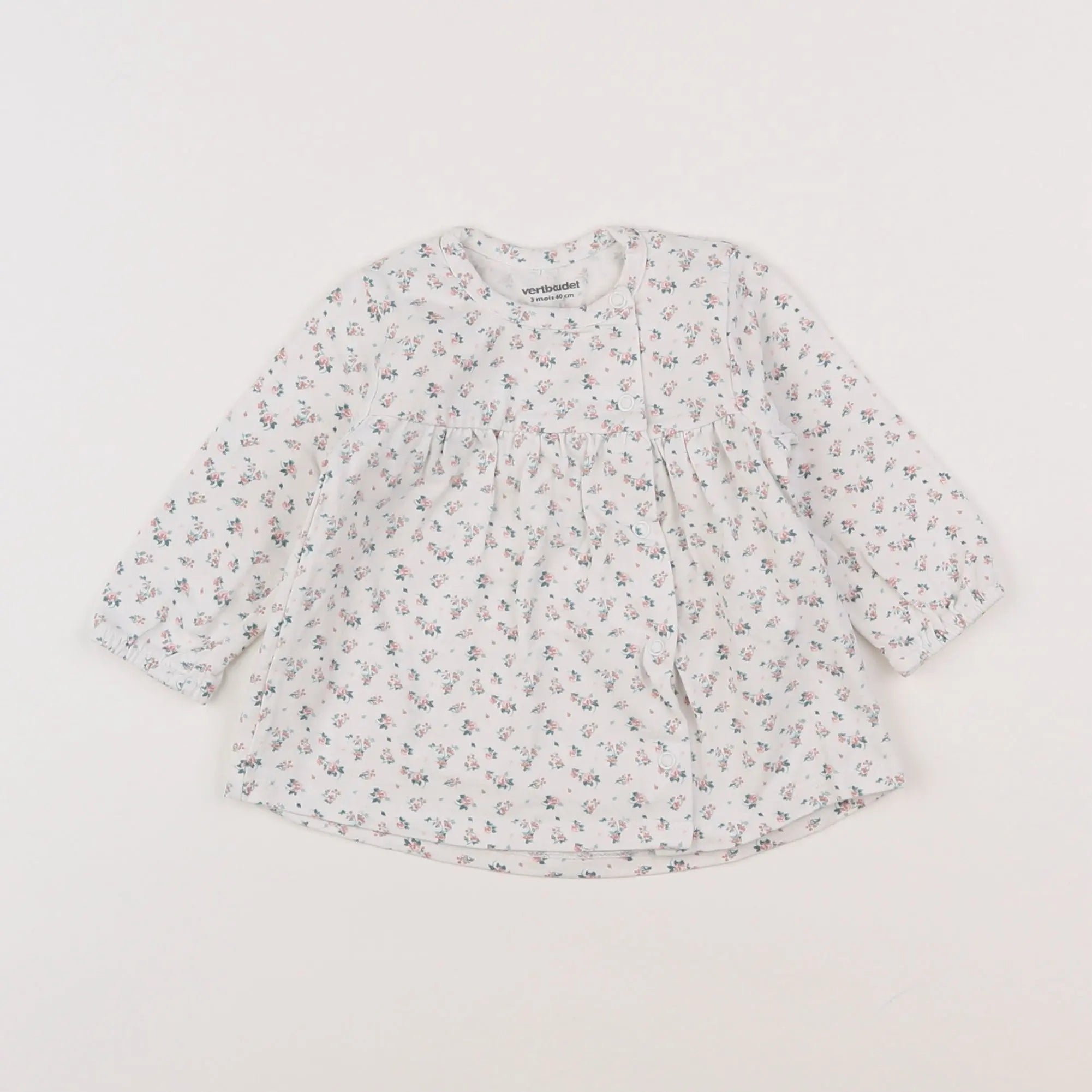Vertbaudet - robe blanc - 3 mois
