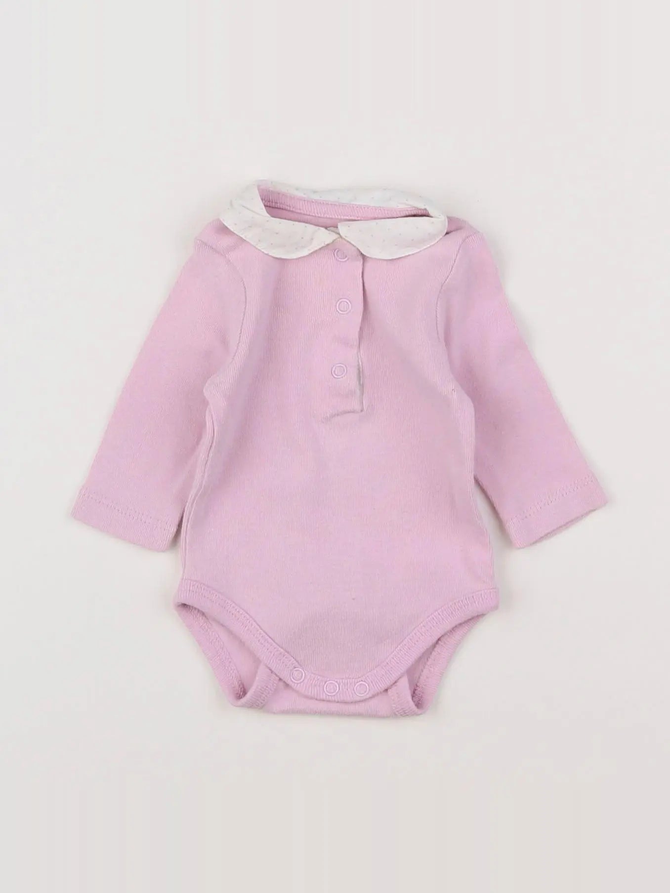 Vertbaudet - body rose - 1 mois