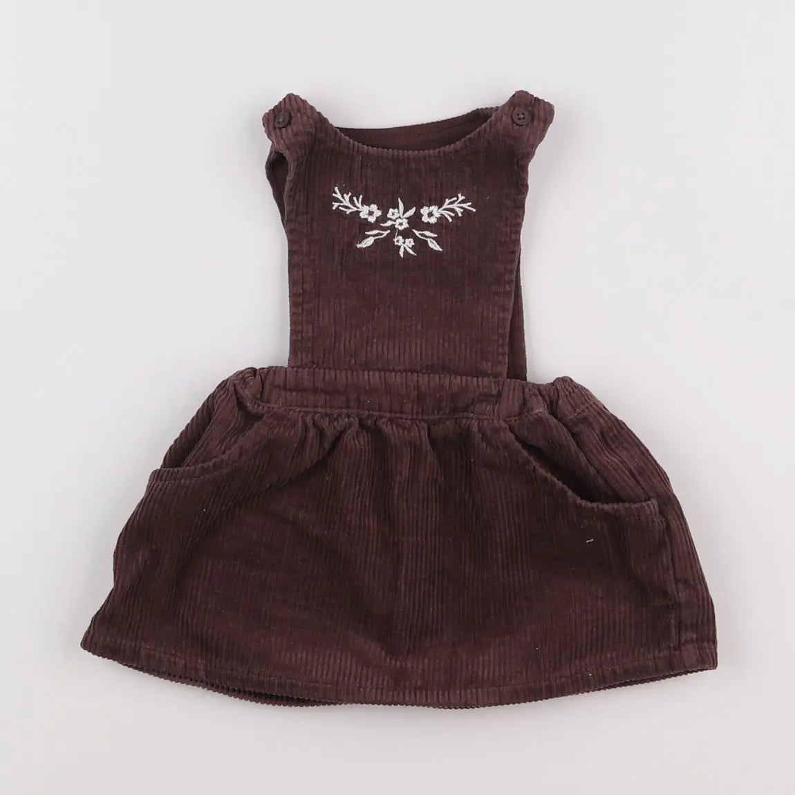 Vertbaudet - robe marron - 3 mois
