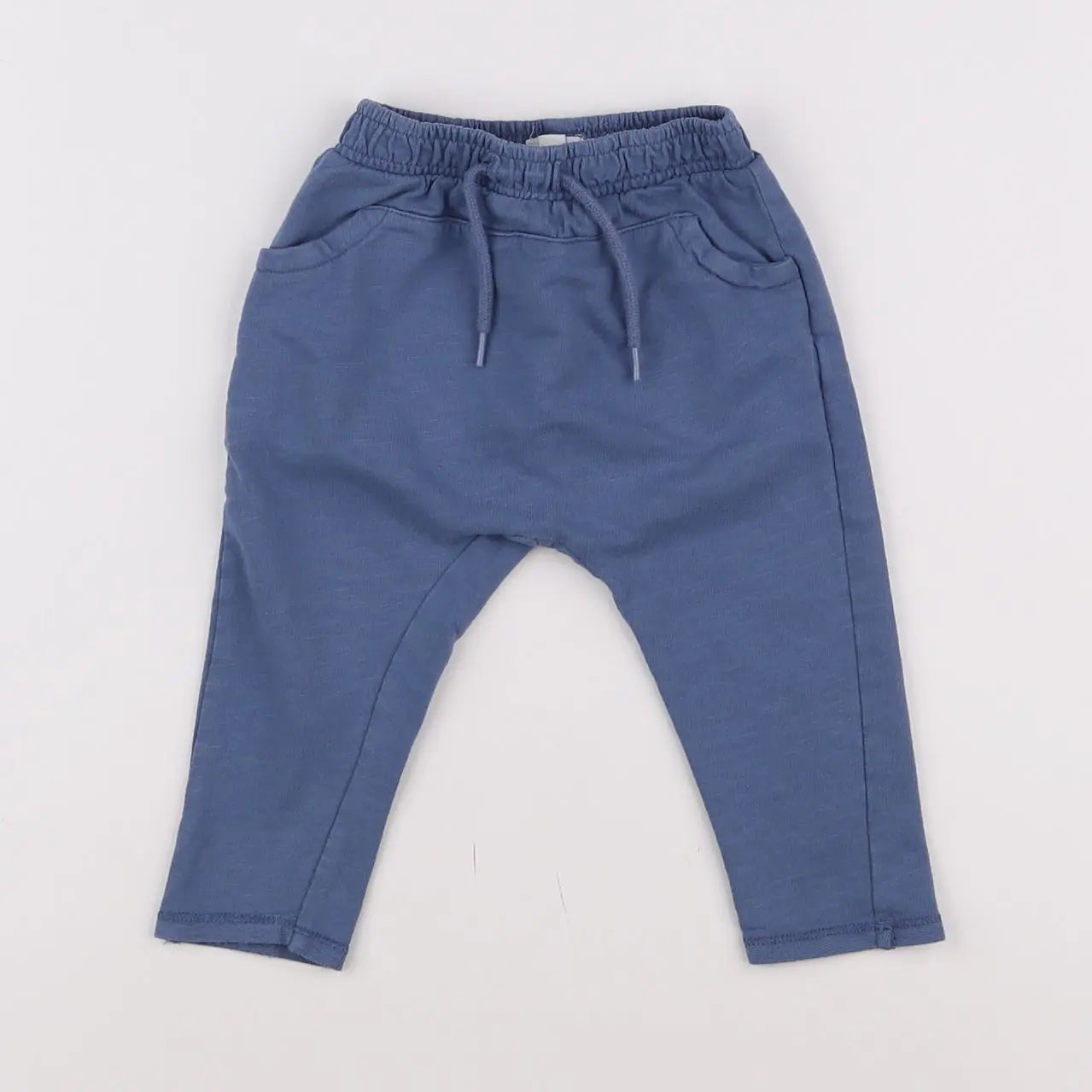 Vertbaudet - pantalon bleu - 9 mois