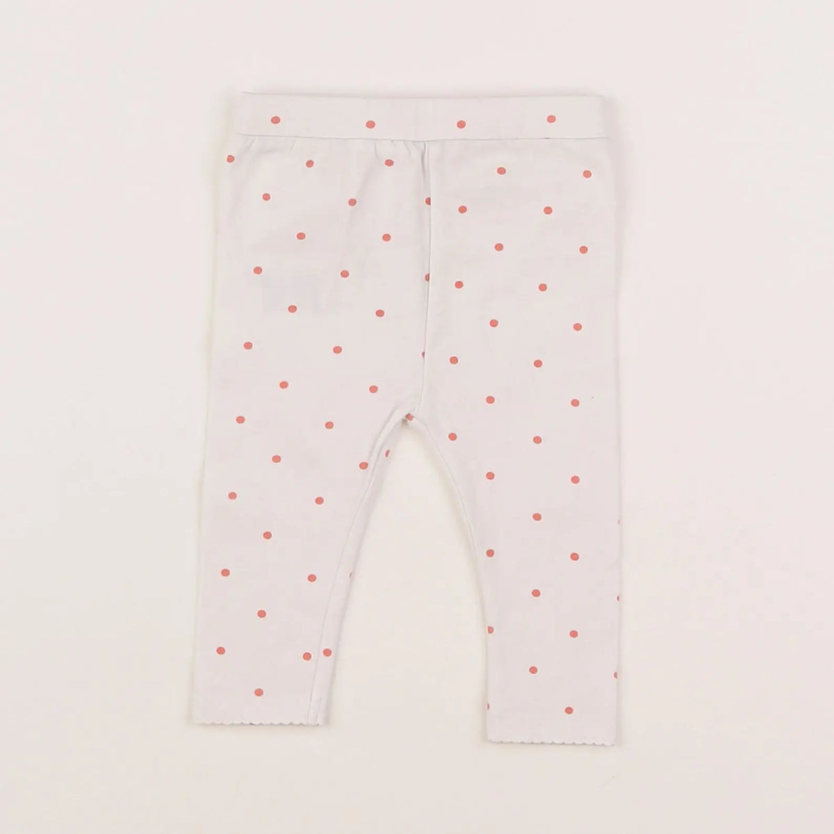 Vertbaudet - legging blanc - 6 mois