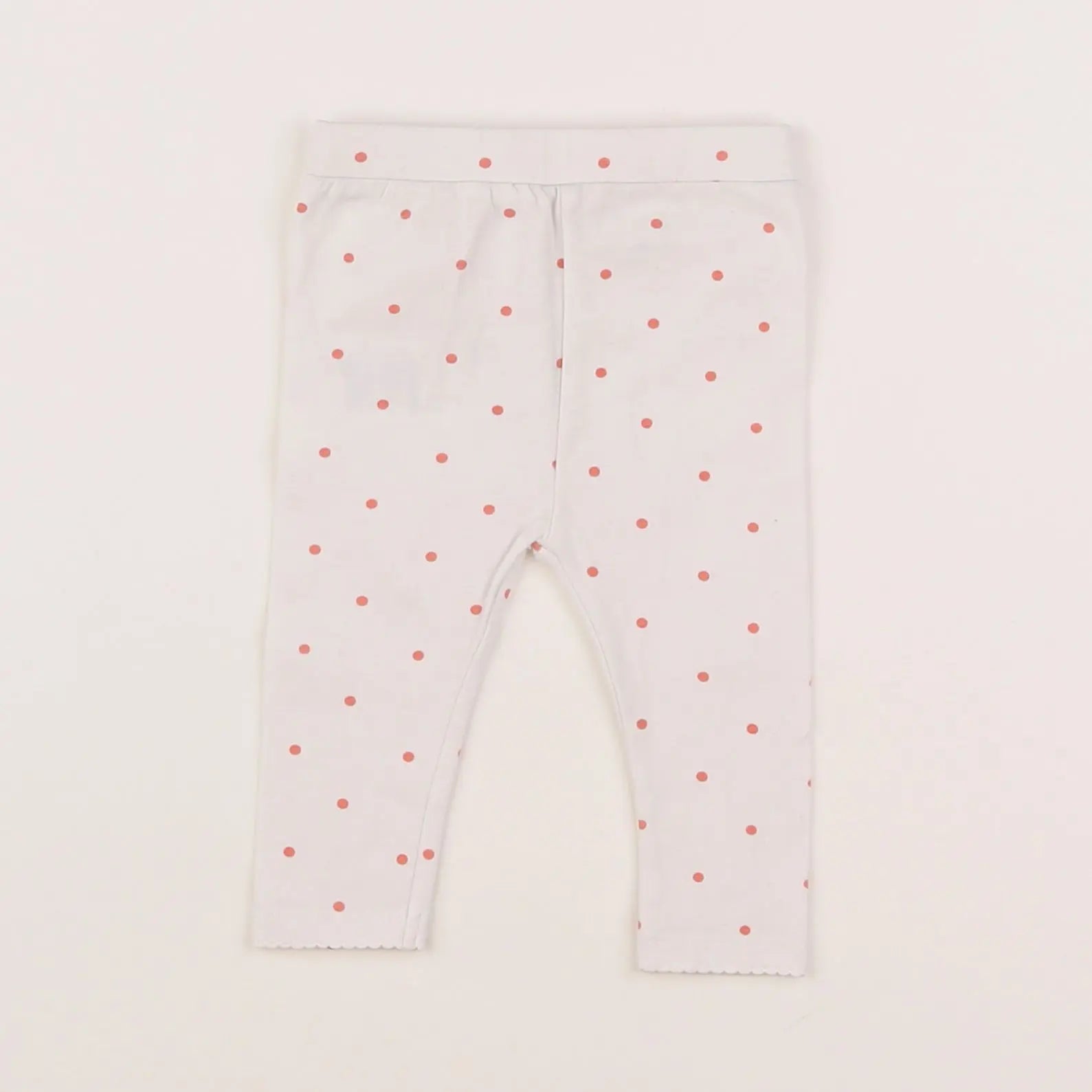 Vertbaudet - legging blanc - 6 mois