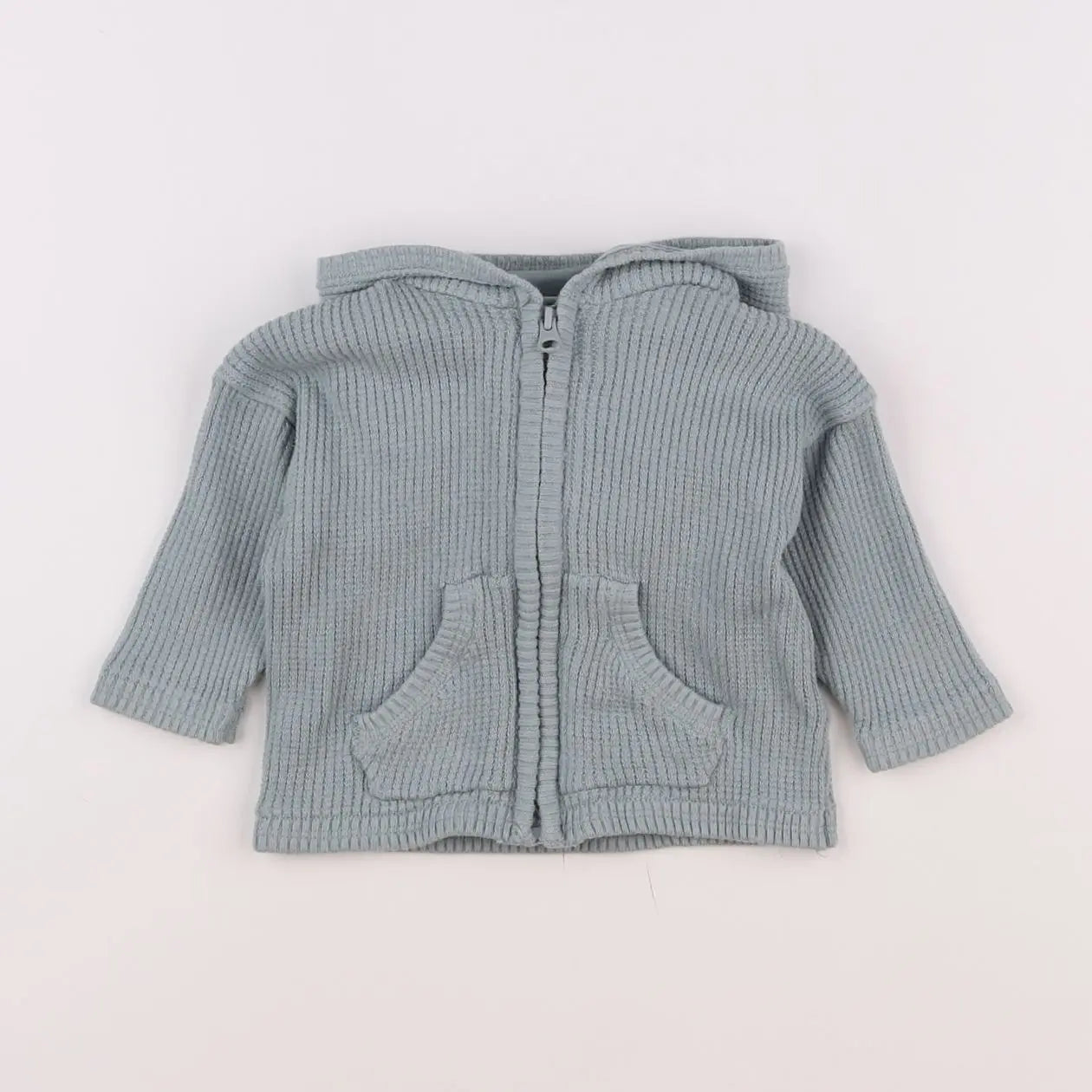 Vertbaudet - gilet vert - 6 mois