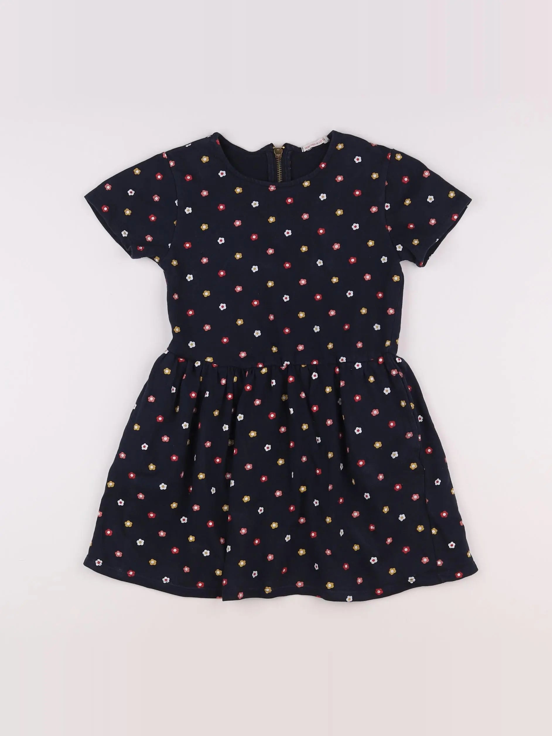 Monoprix - robe bleu - 8 ans