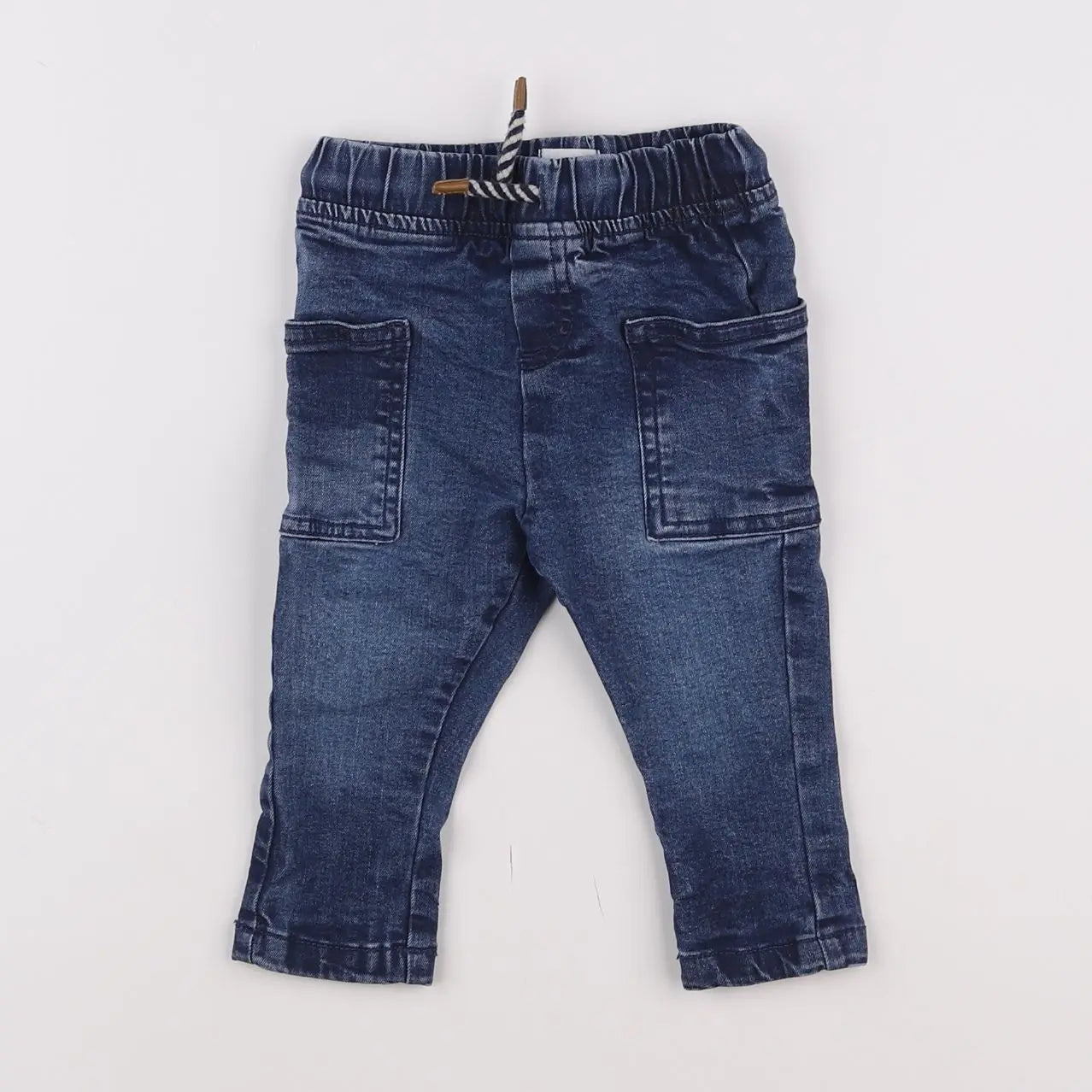Vertbaudet - jean bleu - 9 mois