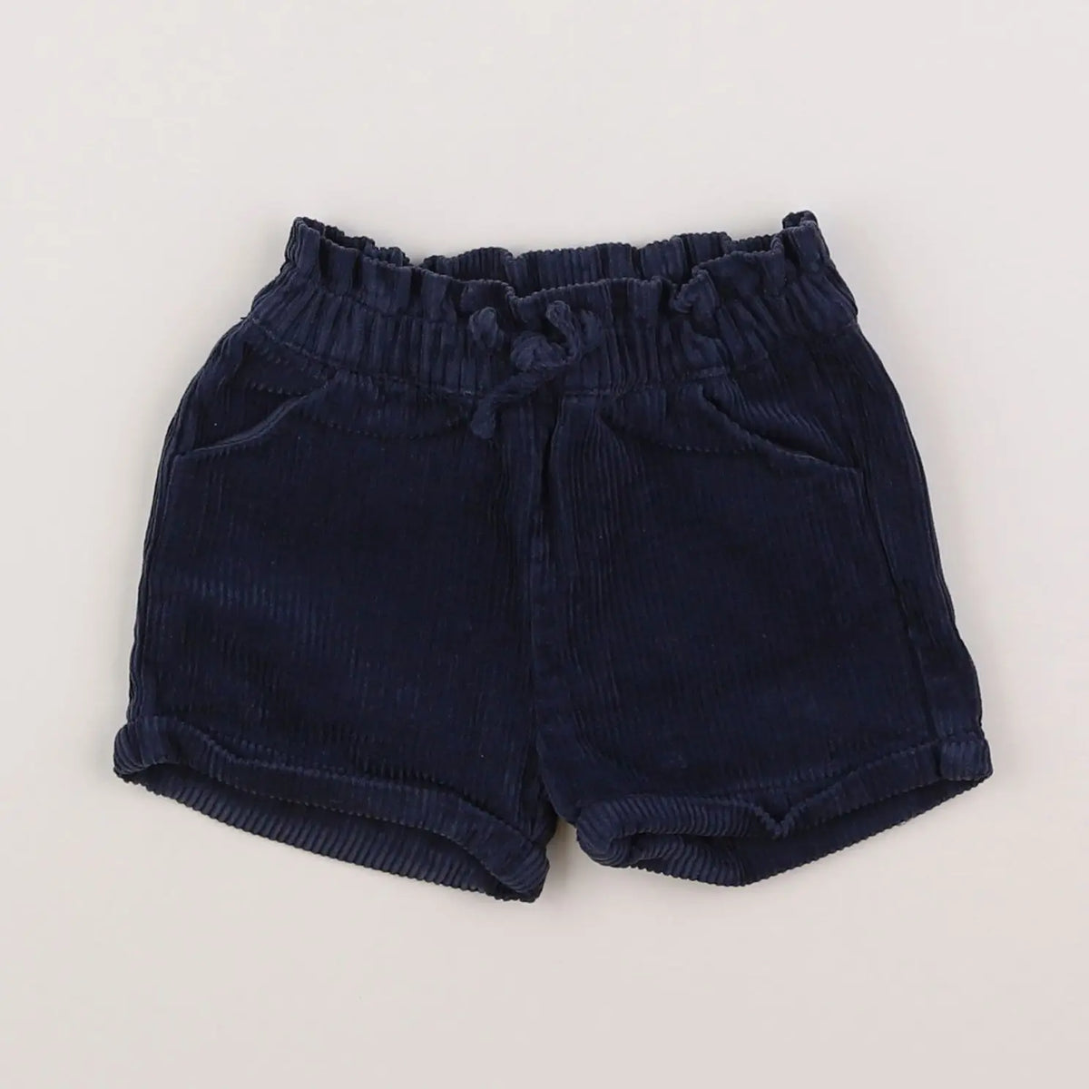 Vertbaudet - short bleu - 9 mois