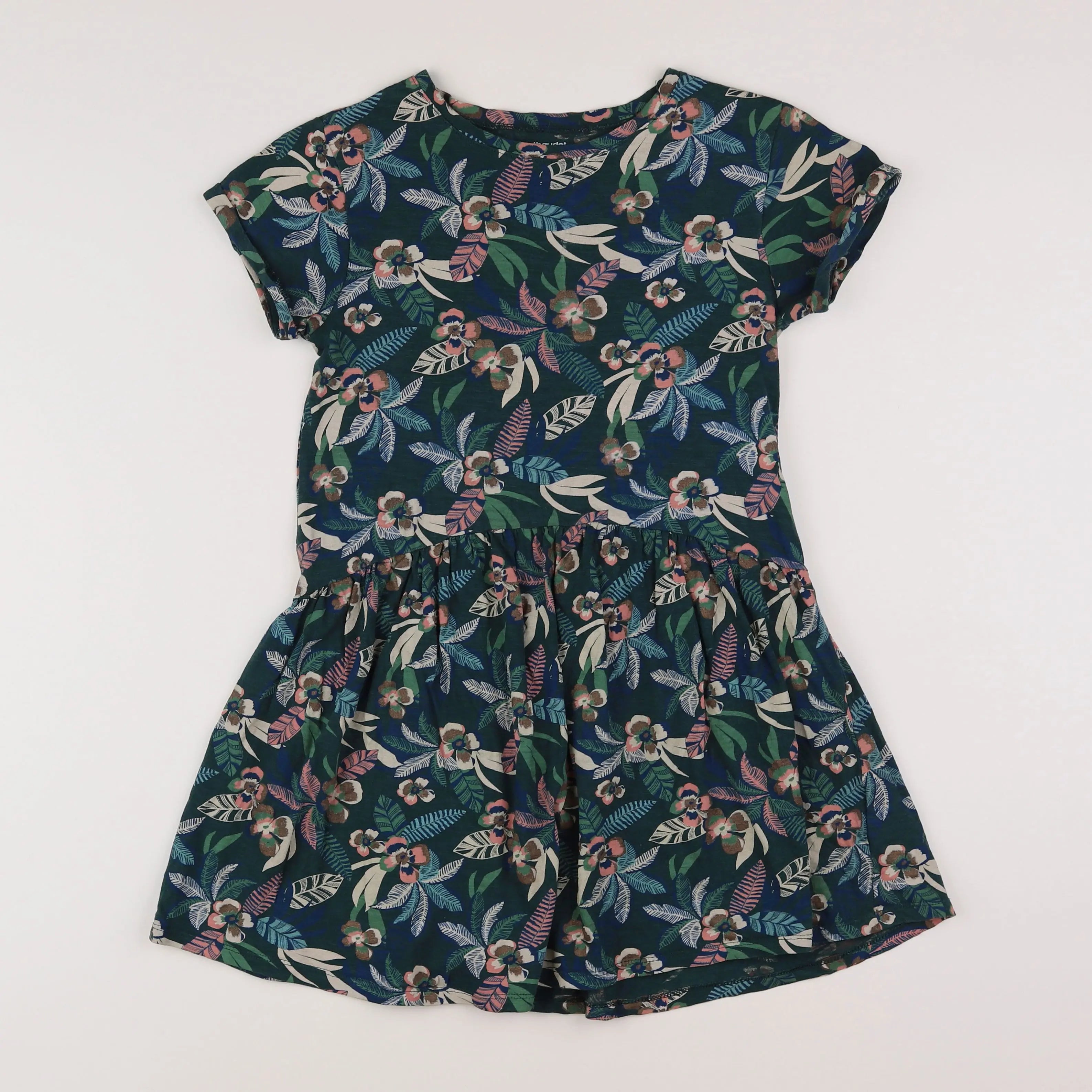 Vertbaudet - robe multicolore - 10 ans