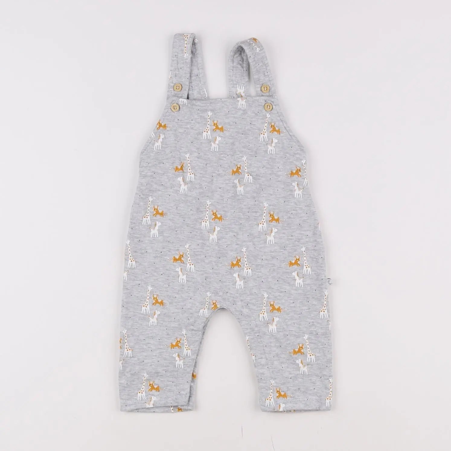 Vertbaudet - salopette gris - 3 mois