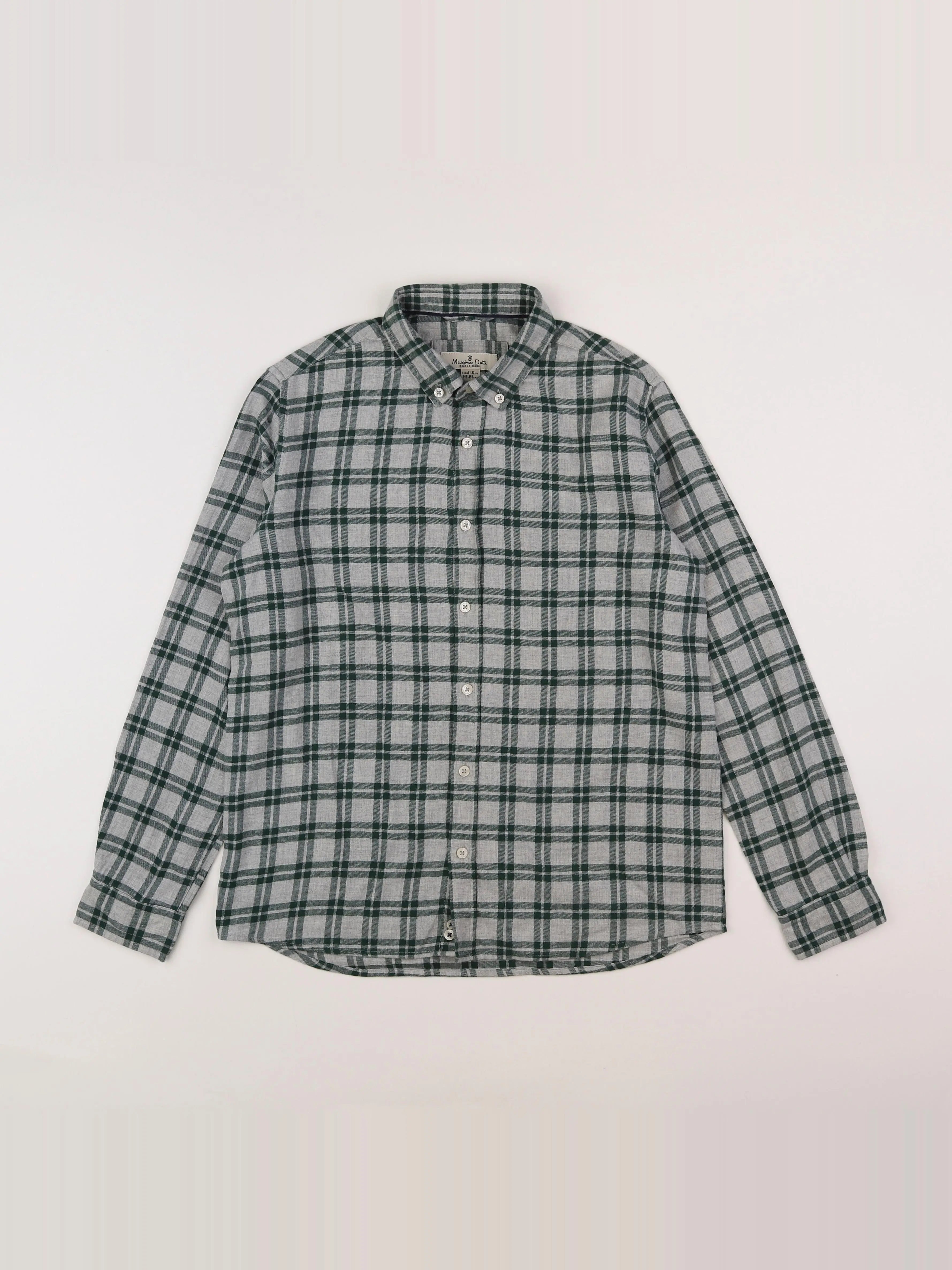 Massimo Dutti - chemise vert - 11/12 ans