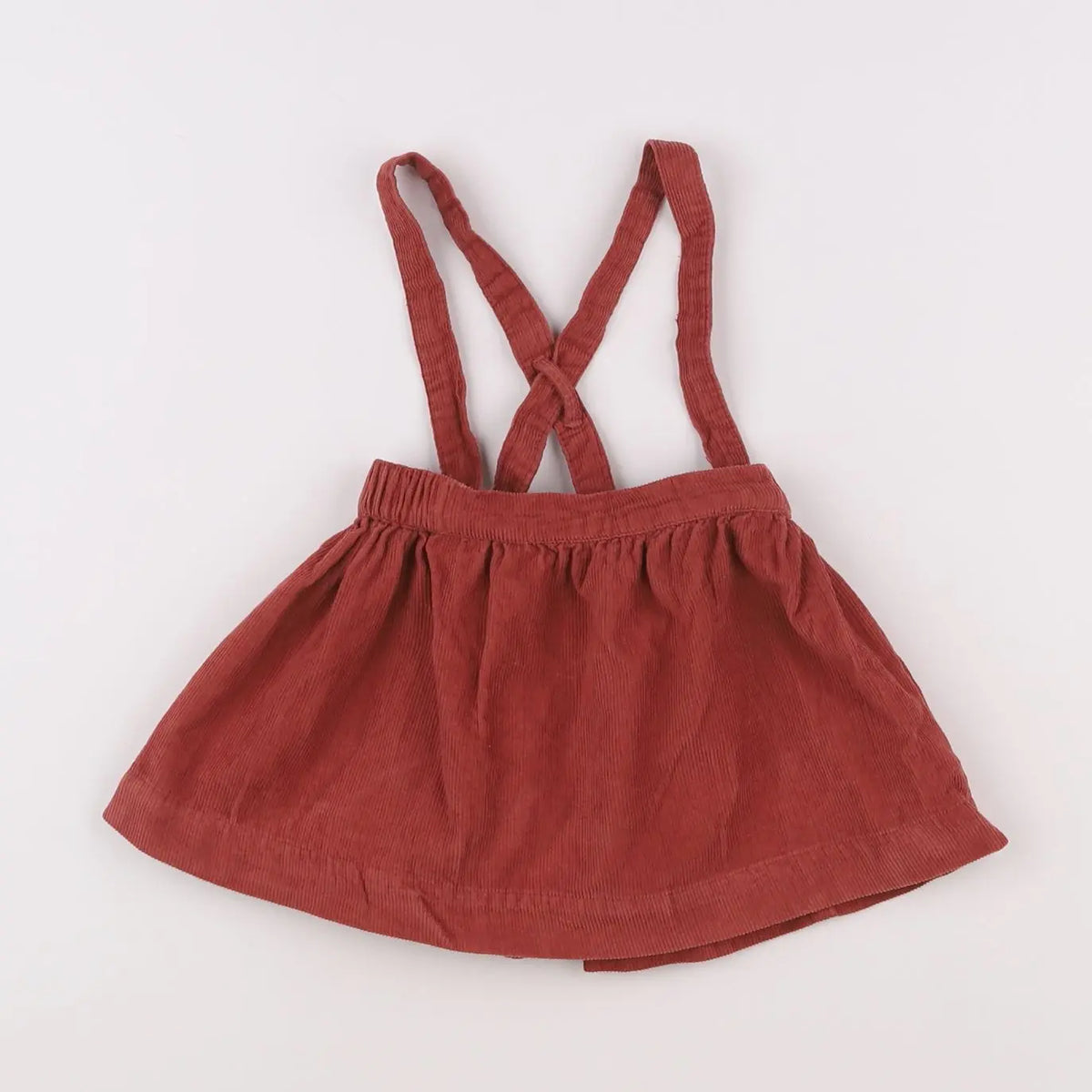 Vertbaudet - jupe rouge - 18 mois