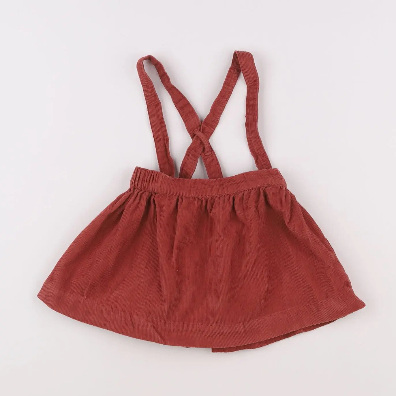 Vertbaudet - jupe rouge - 18 mois