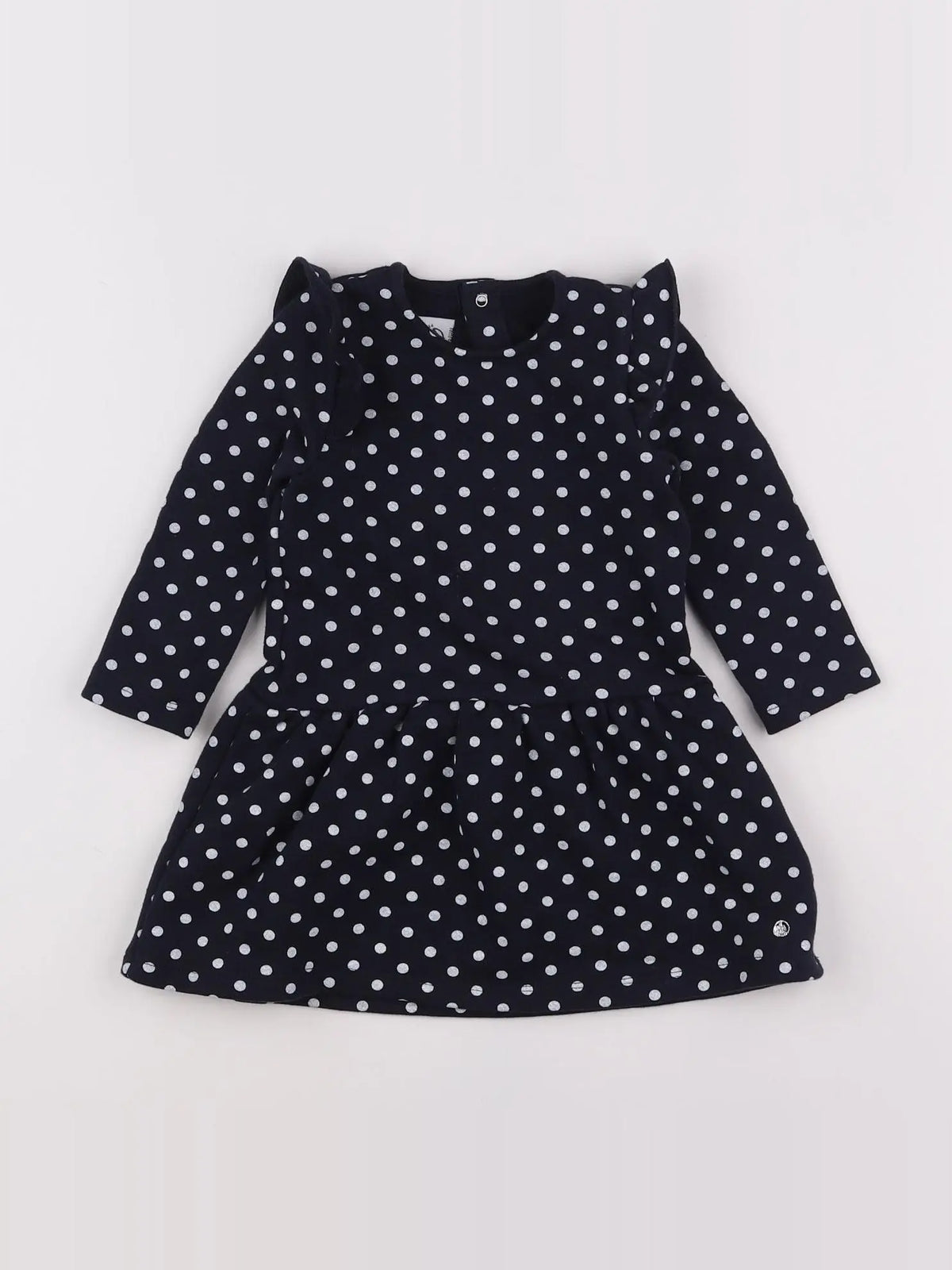 Petit Bateau - robe bleu - 18 mois