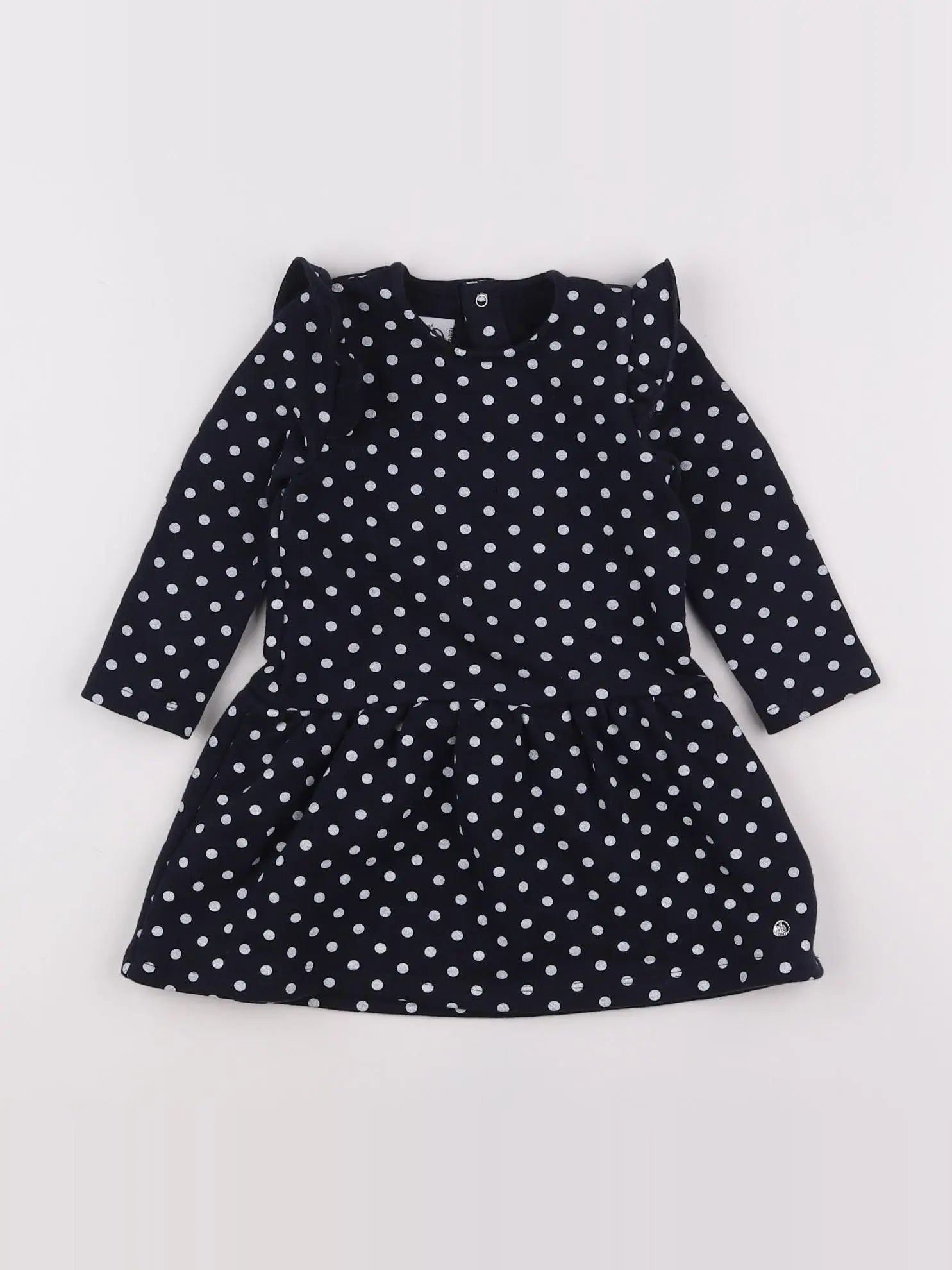 Petit Bateau - robe bleu - 18 mois
