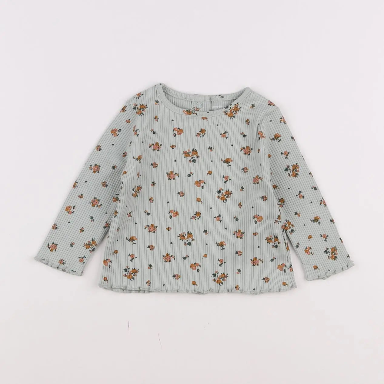 Vertbaudet - tee-shirt bleu - 6 mois