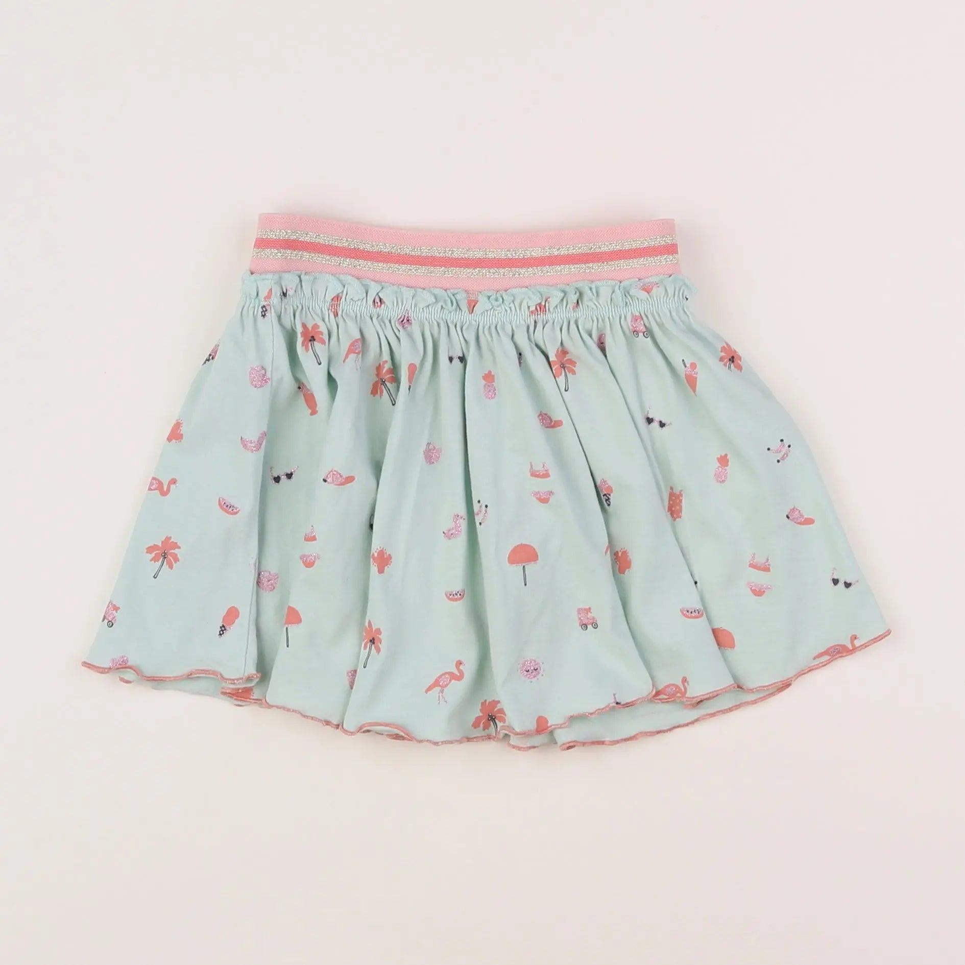 Vertbaudet - jupe multicolore - 2 ans