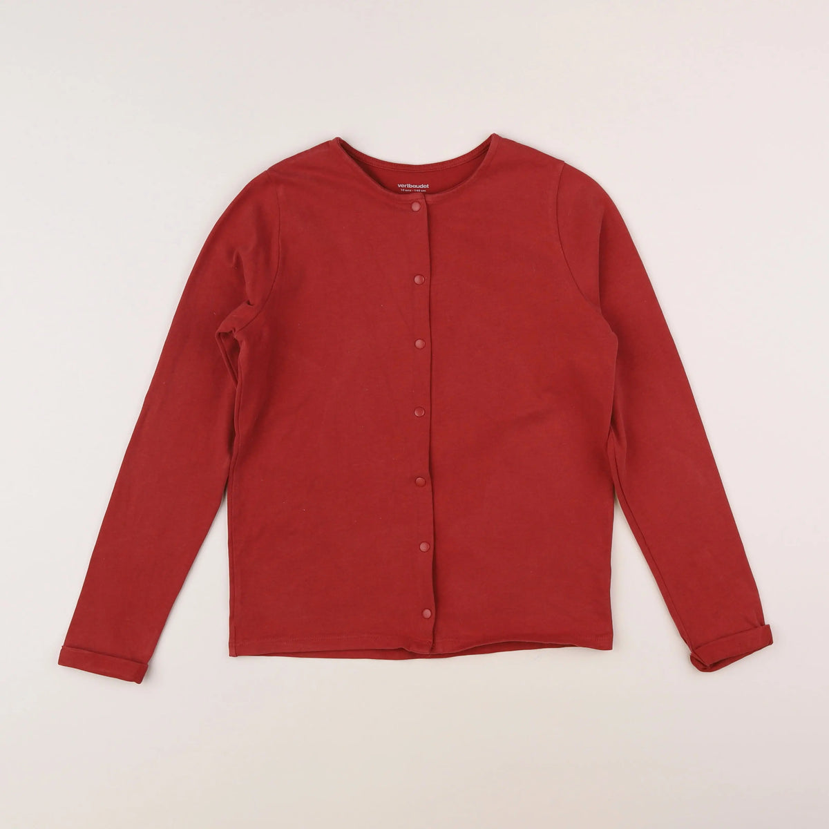 Vertbaudet - tee-shirt rouge - 10 ans