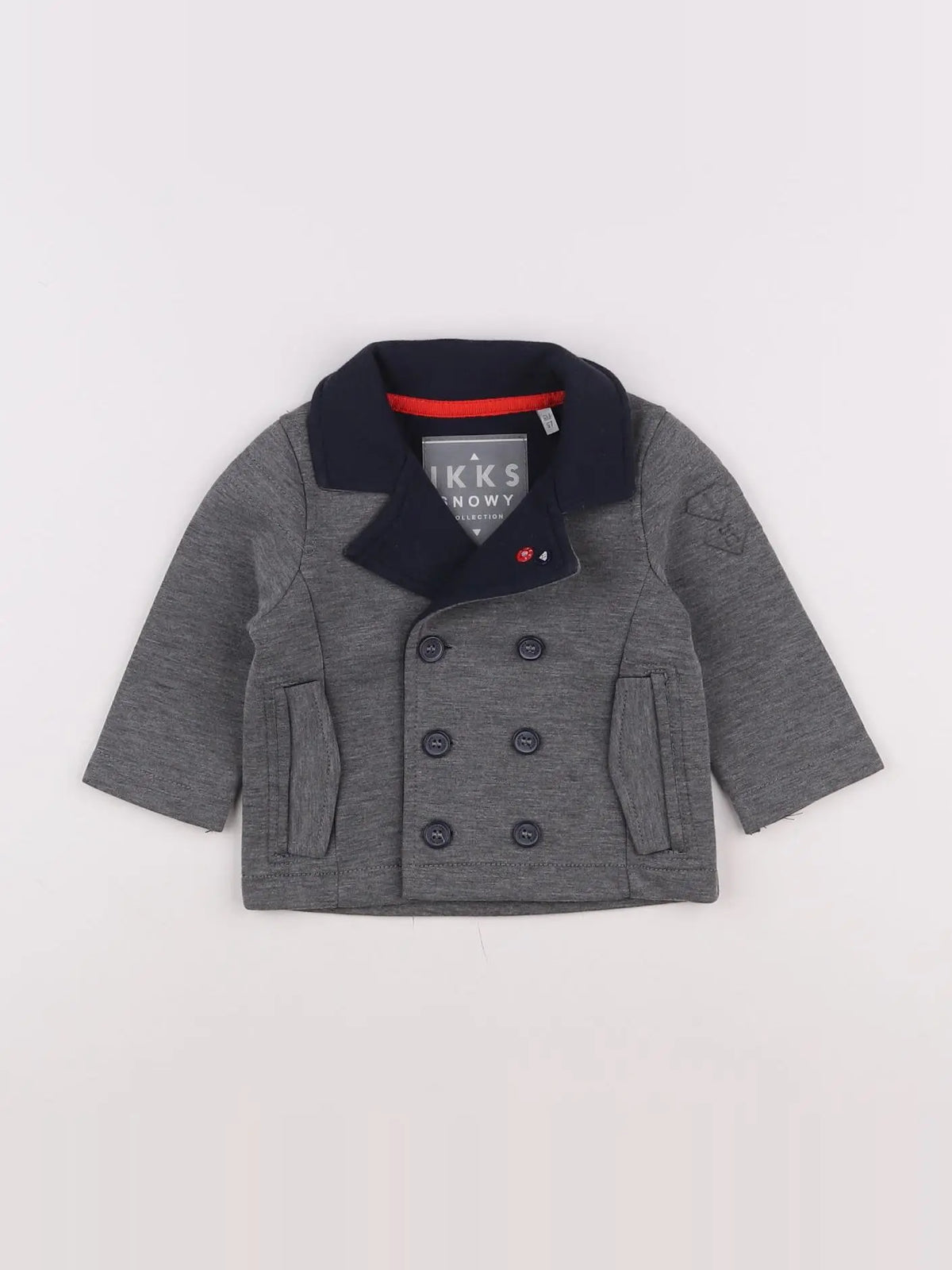 IKKS - veste gris - 6 mois
