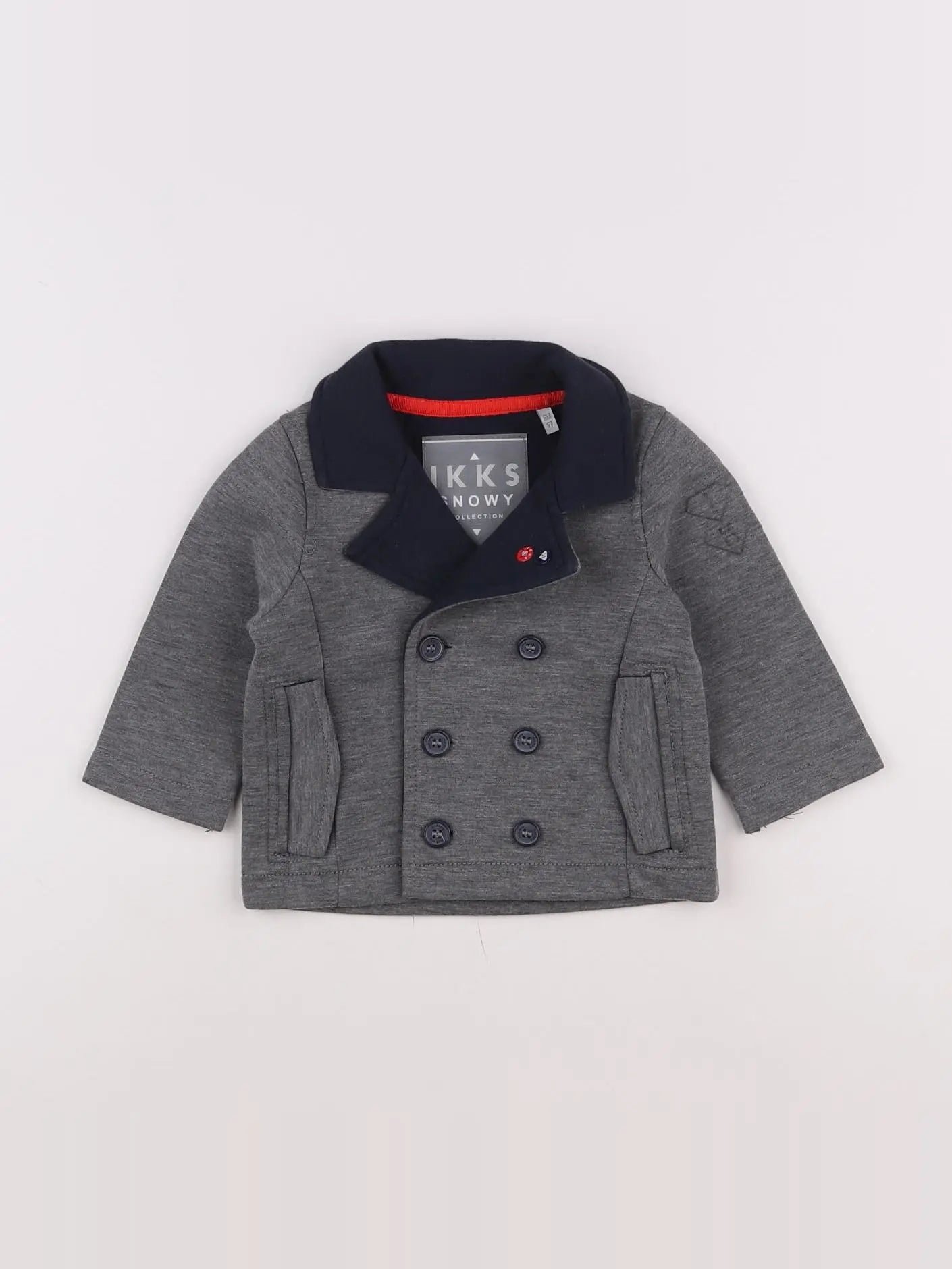 IKKS - veste gris - 6 mois