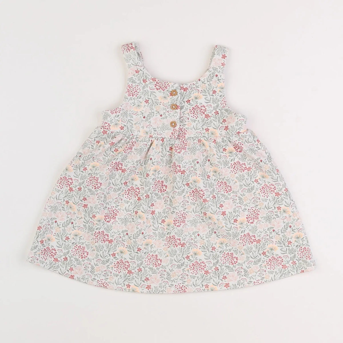 Vertbaudet - robe multicolore - 12 mois