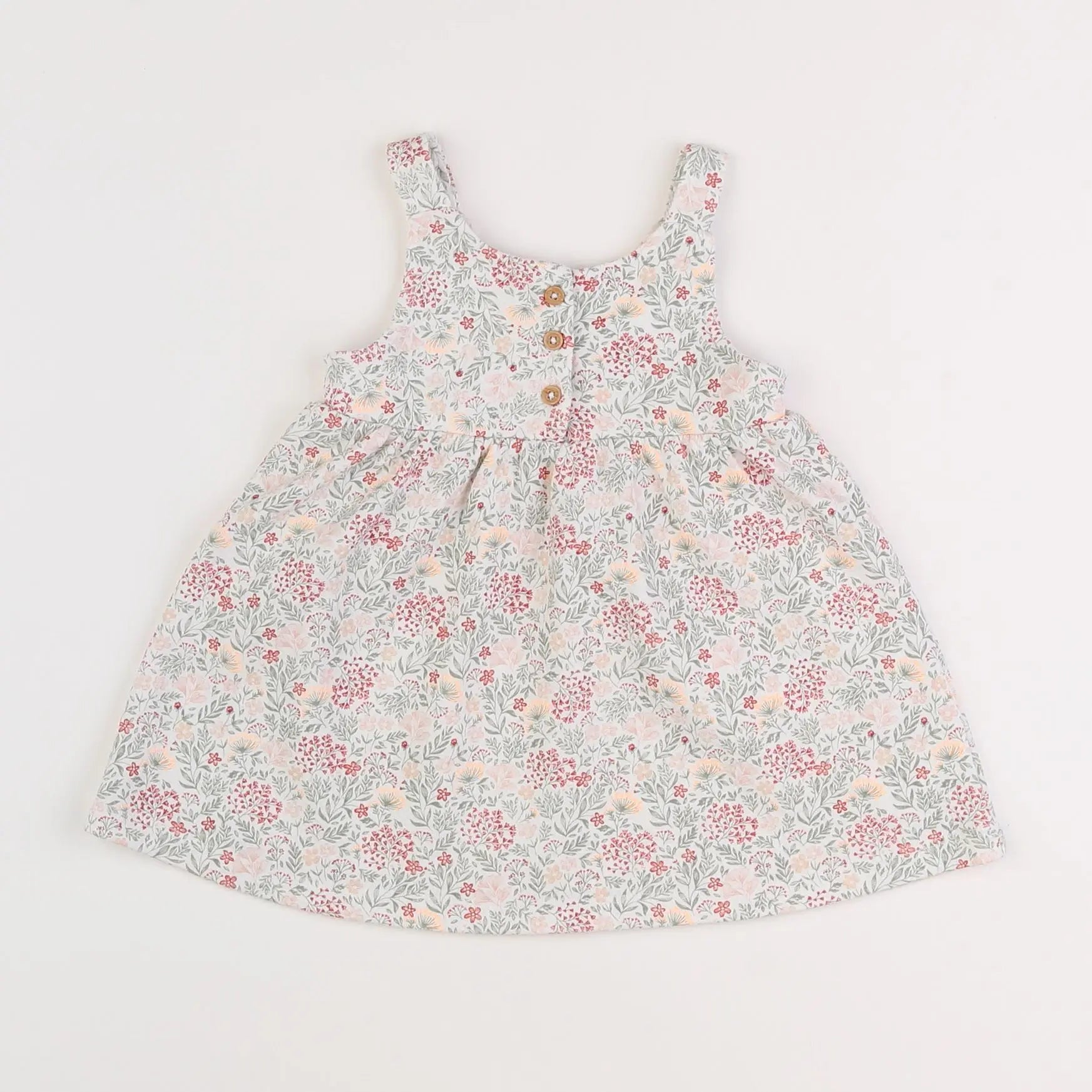 Vertbaudet - robe multicolore - 12 mois