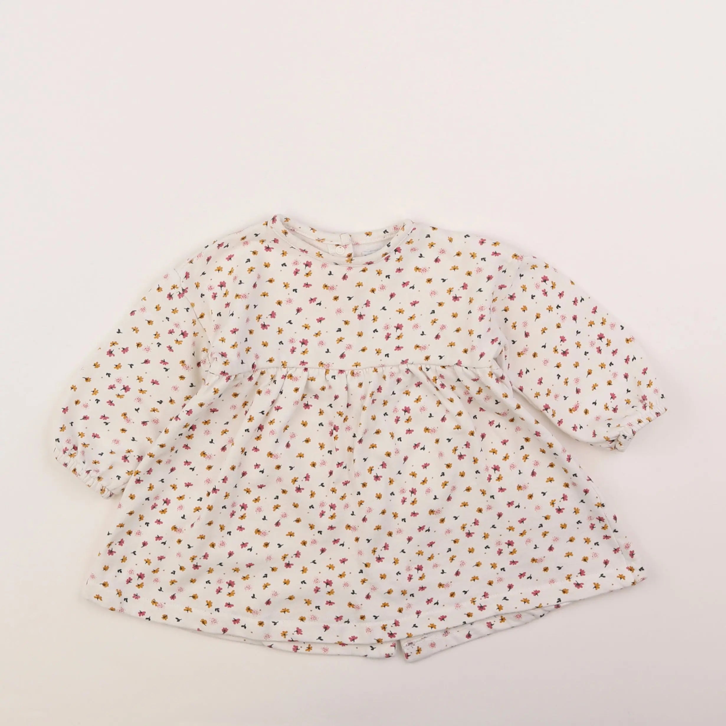 Vertbaudet - robe blanc - 12 mois