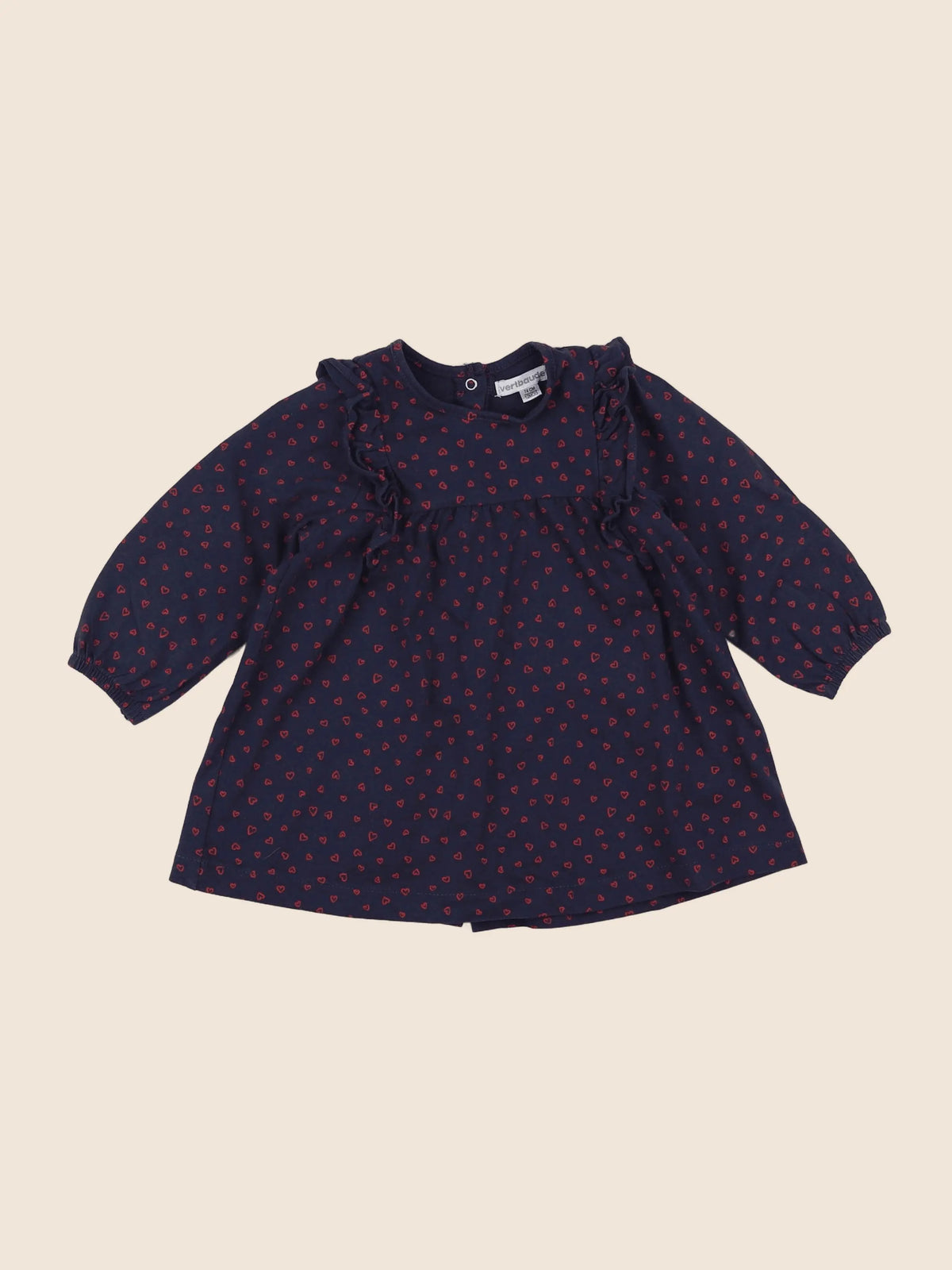 Vertbaudet - robe bleu - 12 mois