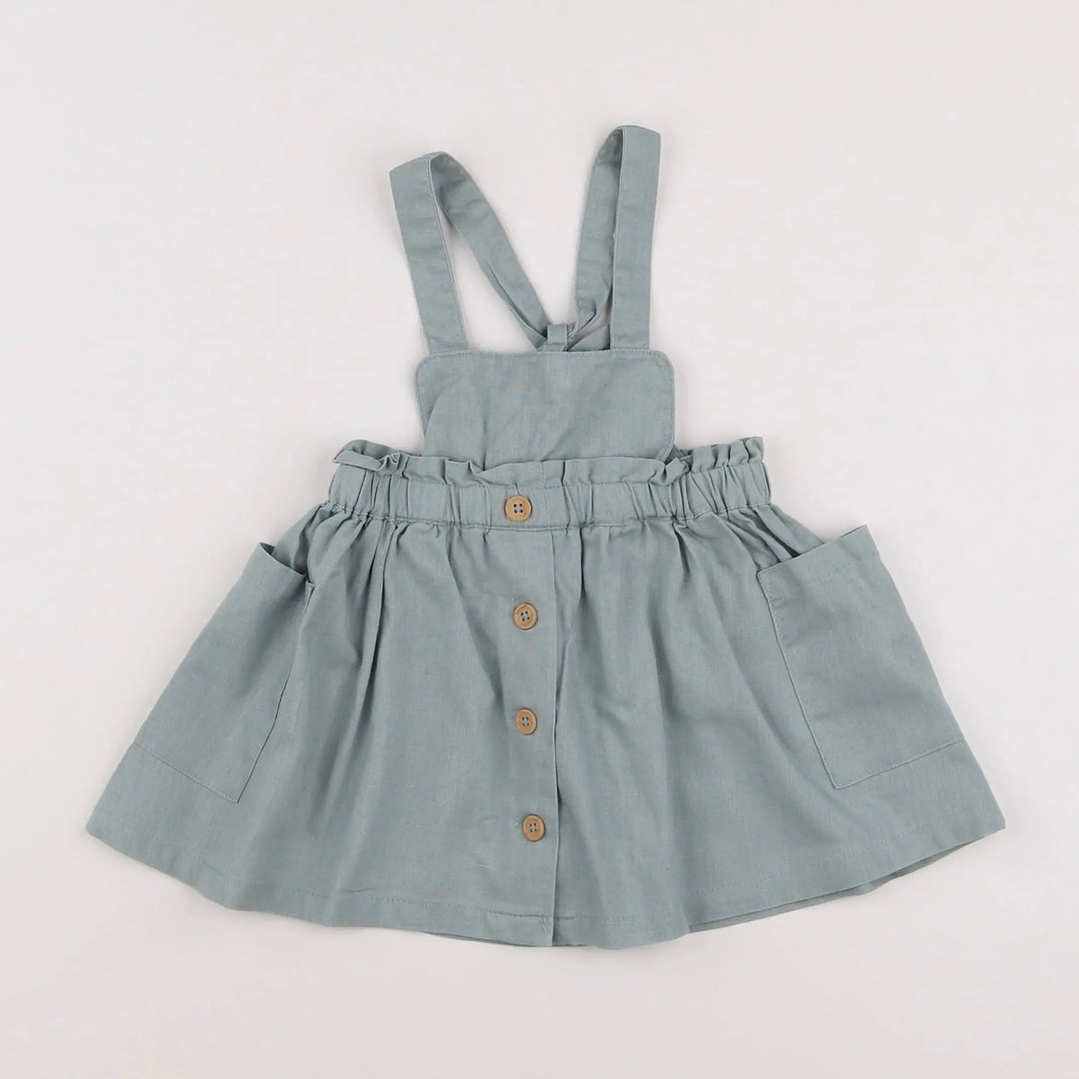 Vertbaudet - robe vert - 18 mois